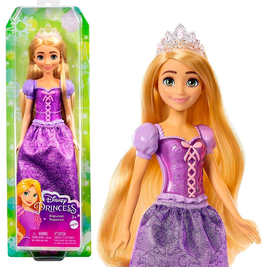 Кукла-принцесса Disney Princess Рапунцель, 29 см (HLW03) - фото 6