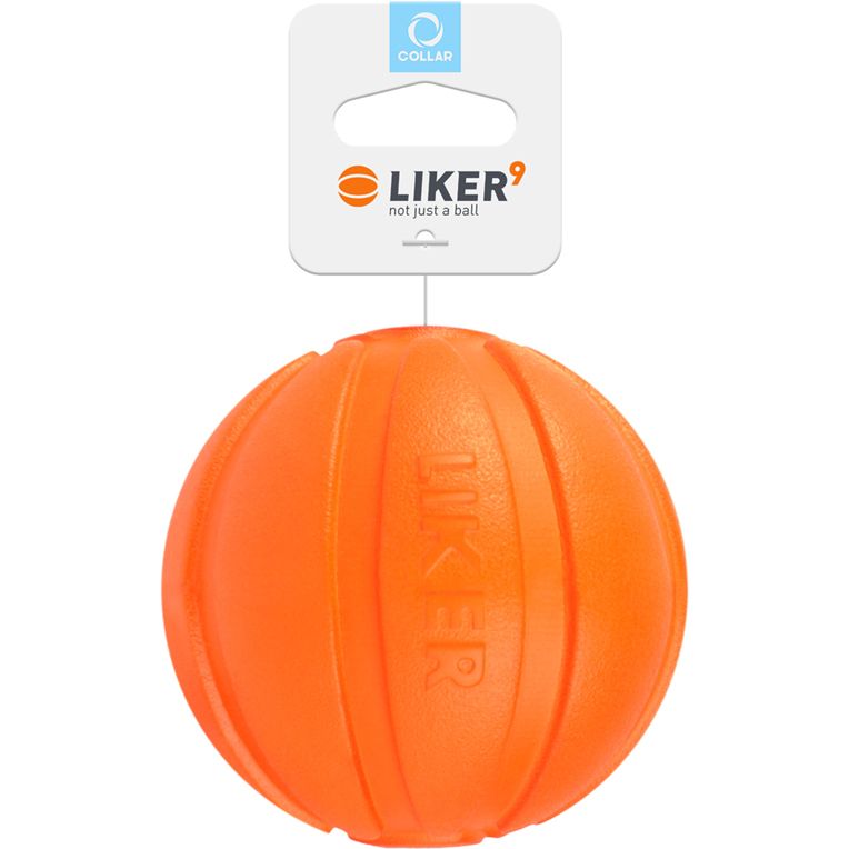 Мячик Liker 9, 9 см, оранжевый (6295) - фото 1