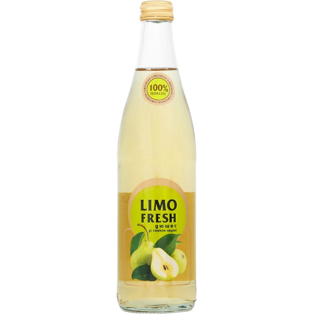 Напій Limofresh Дюшес зі смаком груші безалкогольний 0.5 л - фото 1