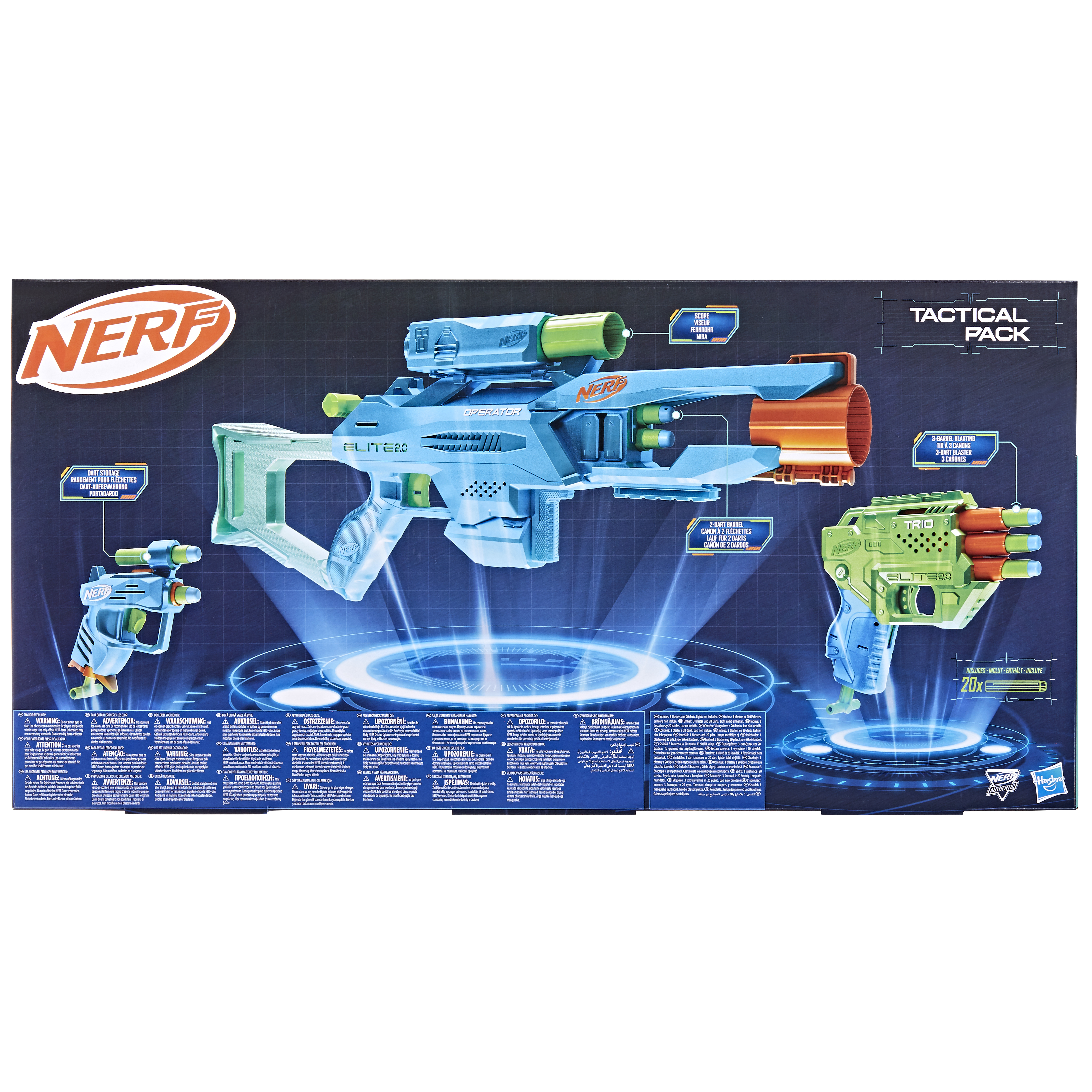 Набір із 3 бластерів Hasbro Nerf Elite 2.0 (F6146) - фото 3