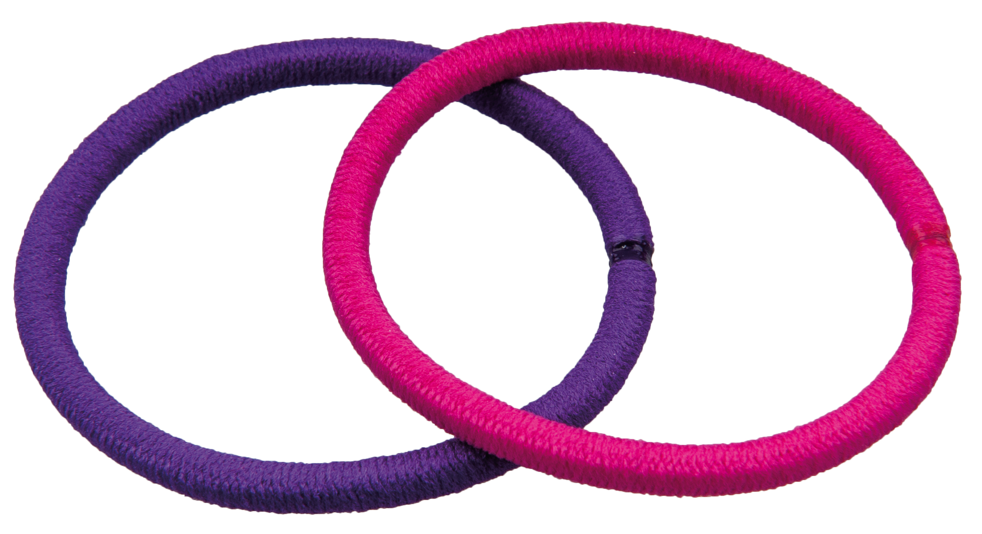 Набір резинок для волосся Titania, рожевий і фіолетовий, 8 шт. (7996 GIRL) - фото 1