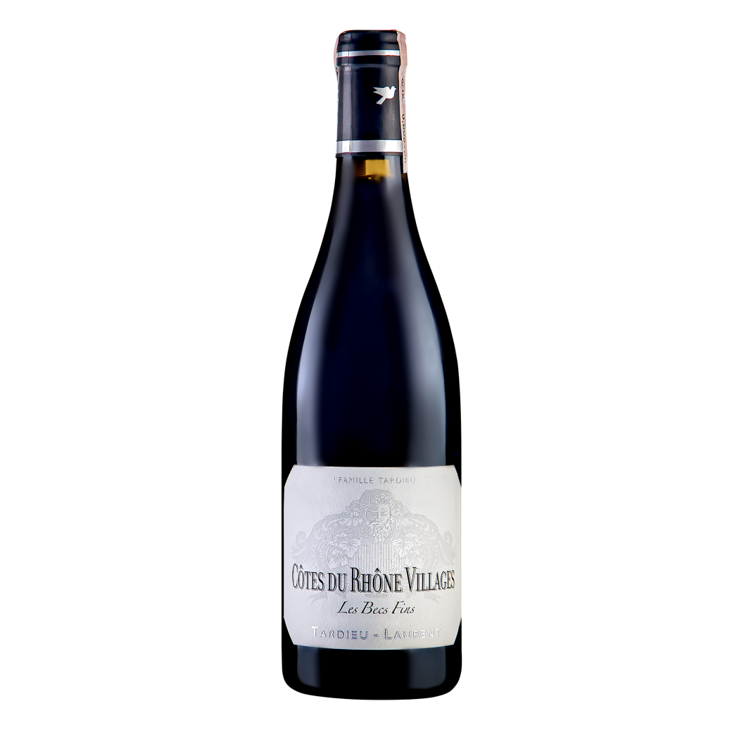 Вино Tardieu-Laurent Cote du Rhone Rouge Villages Becs Fins, красное, сухое, 14,5%, 0,75 л - фото 1