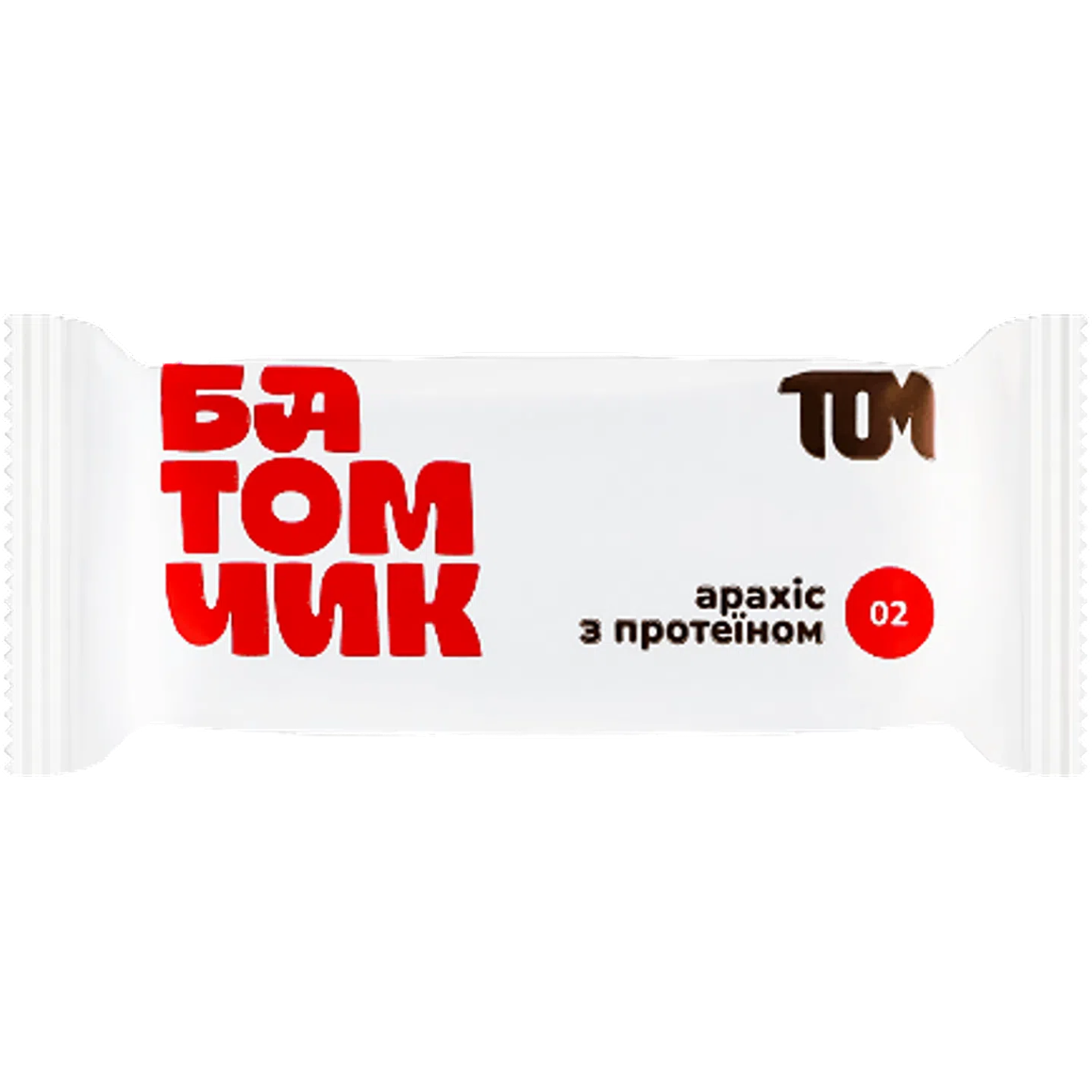 Батончик TOM Арахіс з протеїном 45 г - фото 1