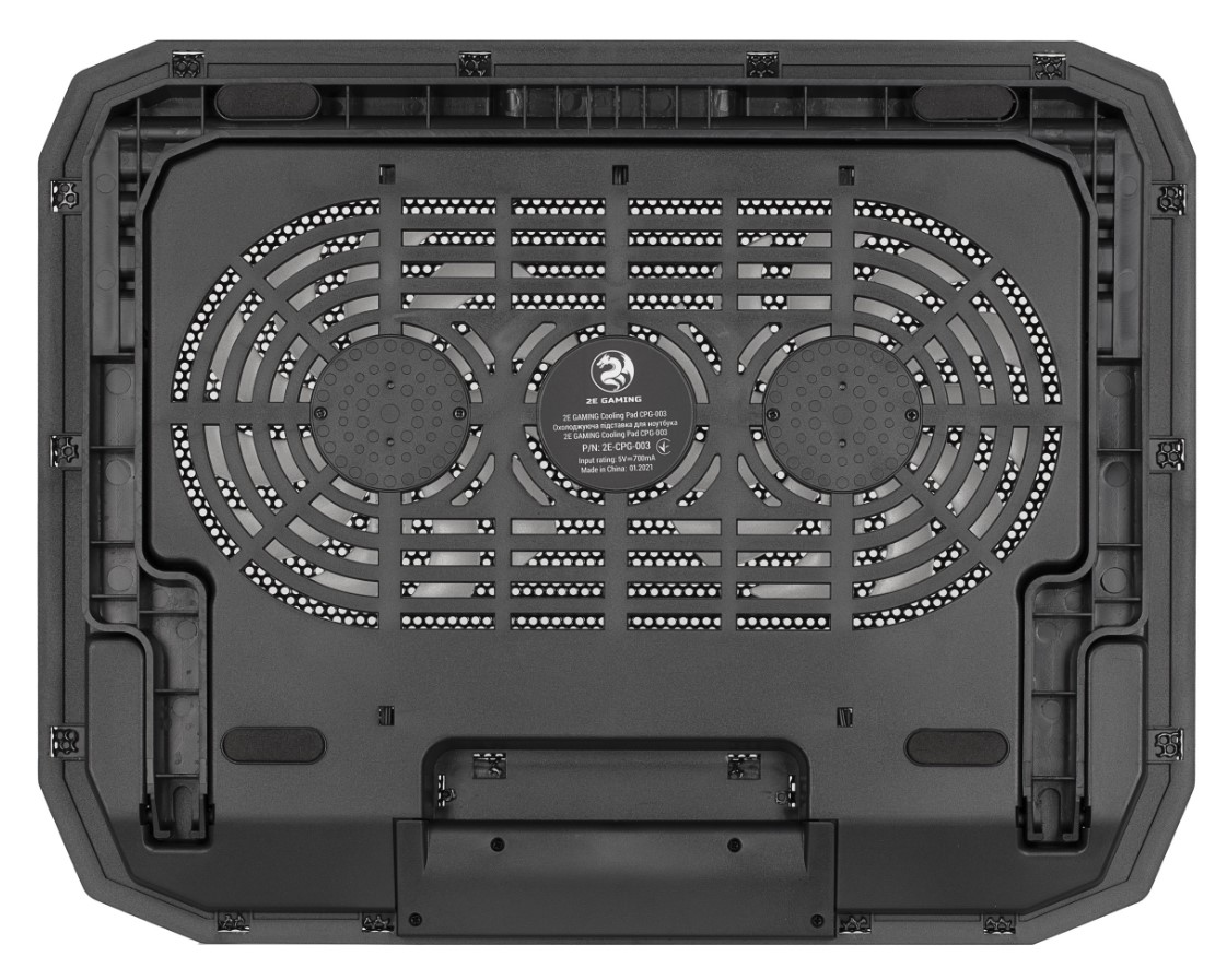 Охолоджувальна підставка для ноутбука 2E Gaming CPG003 2xFan LED 15.6 дюймів  - фото 4