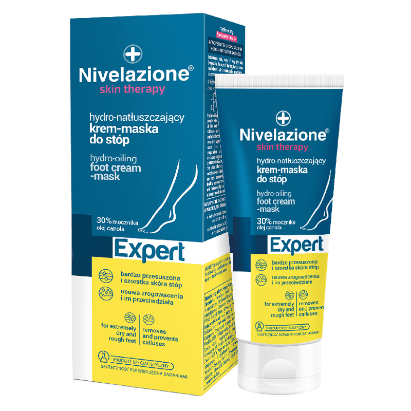 Крем-маска для ніг Nivelazione Skin Therapy Еxpert Гідро-поживна, 50 мл (5902082211174) - фото 1