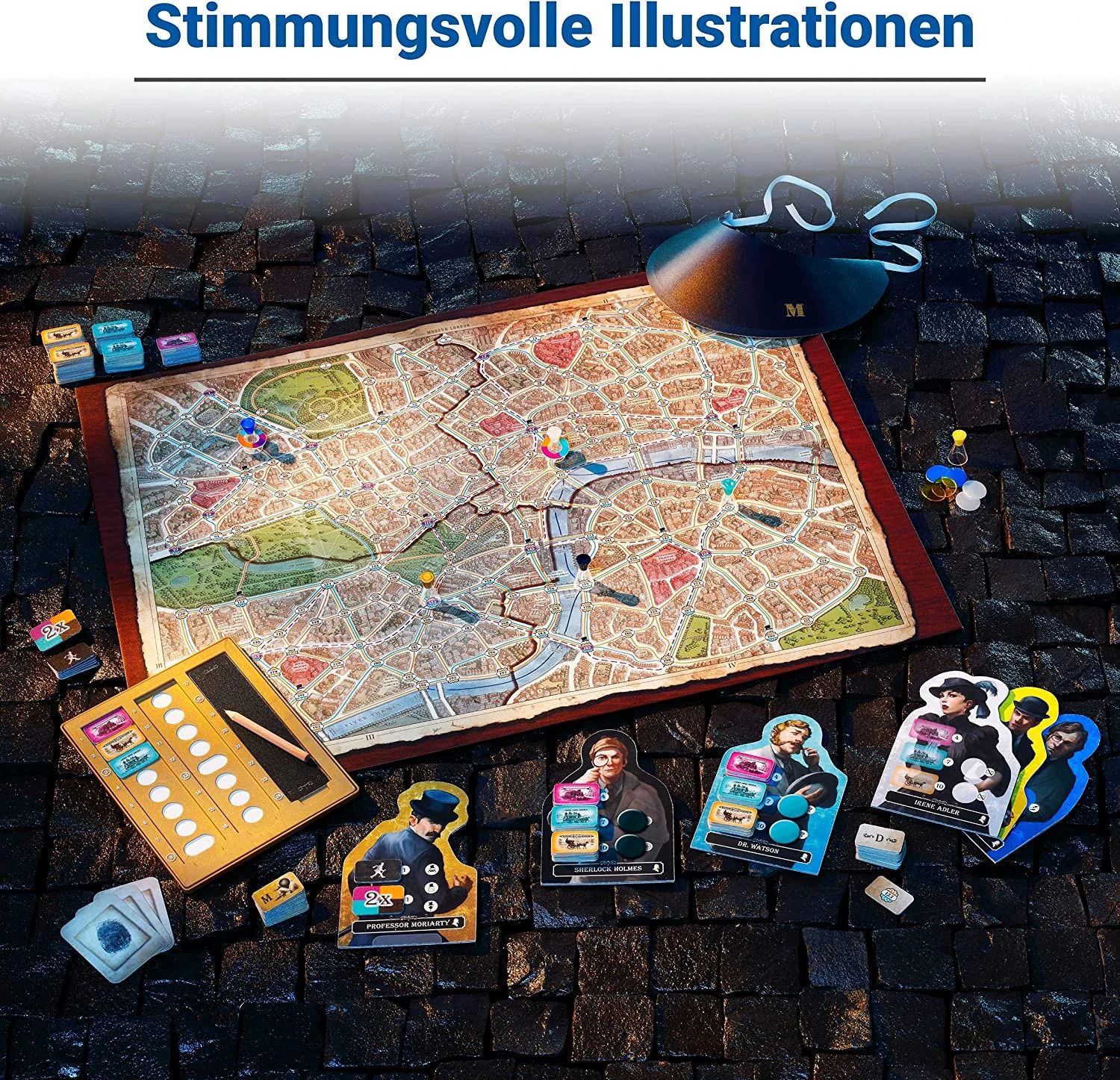 Настольная игра Ravensburger Scotland Yard Sherlock Holmеs (27344) - фото 6