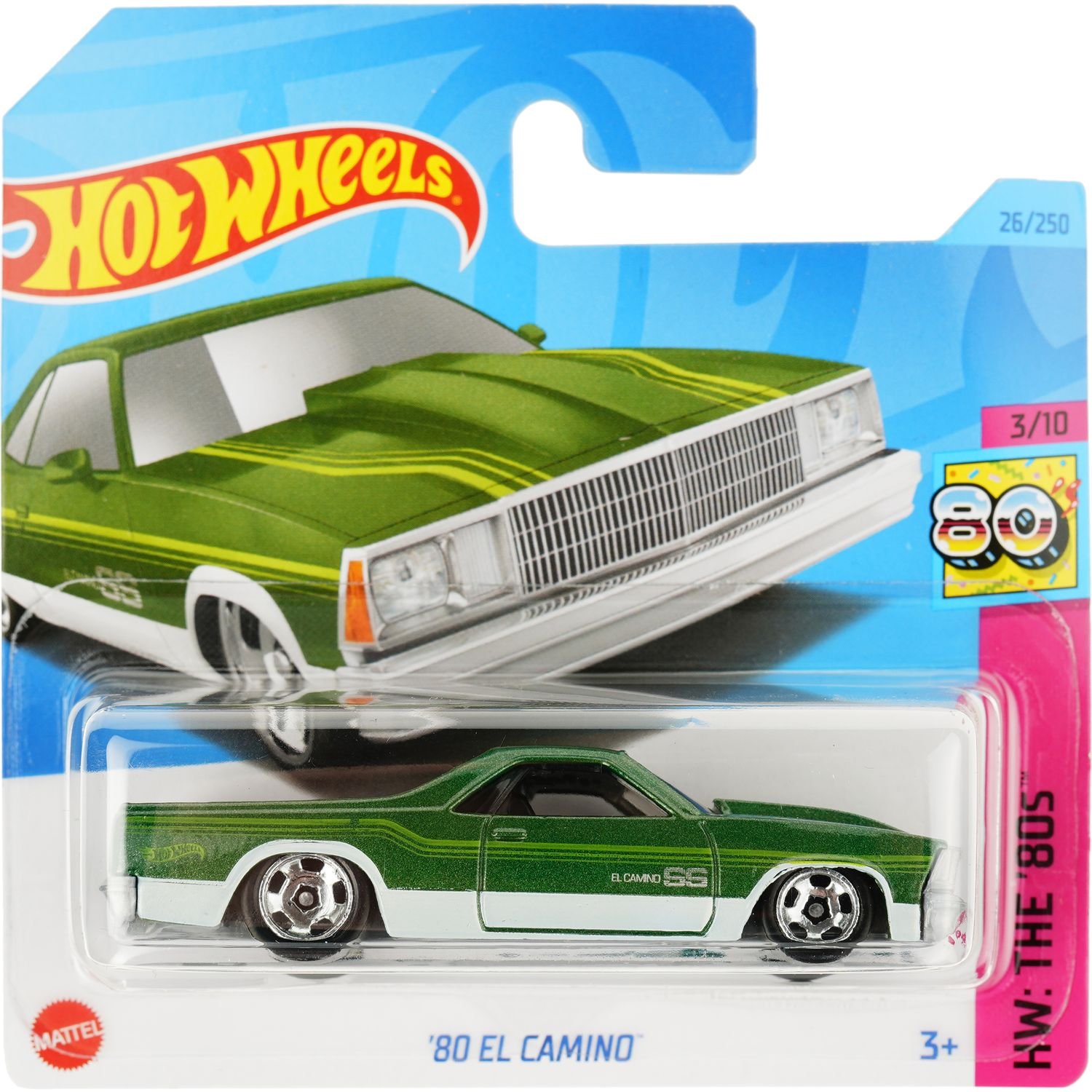 Базовая машинка Hot Wheels HW The 805 80 El Camino зеленая (5785) - фото 1