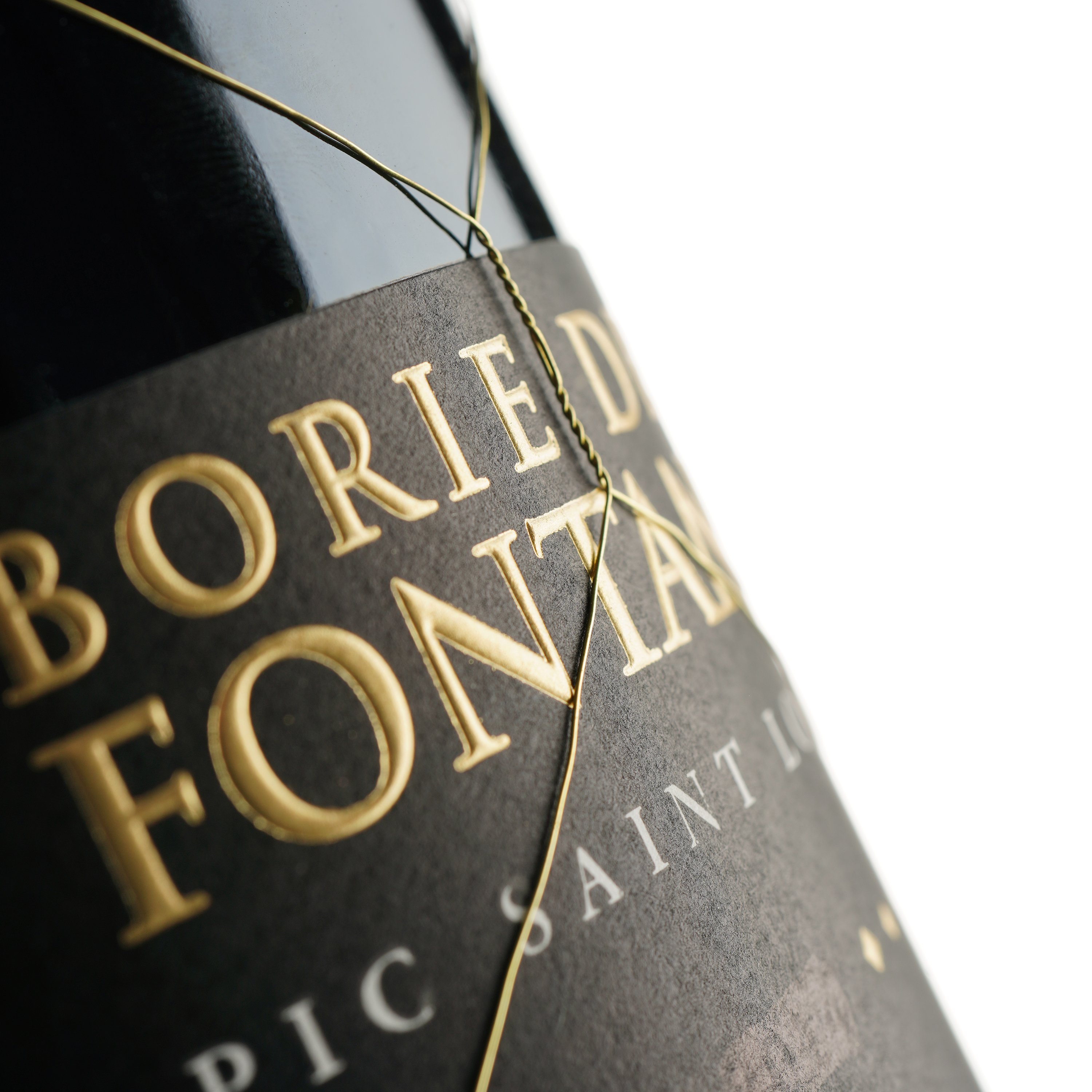 Вино Borie des Fontans Grande Cuvee Fil Or AOP Pic Saint Loup, красное, сухое, 0,75 л - фото 3