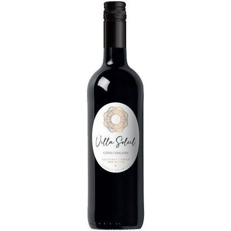 Вино Villa Soleil Cotes Catalanes IGP сухое красное 0.75 л - фото 1