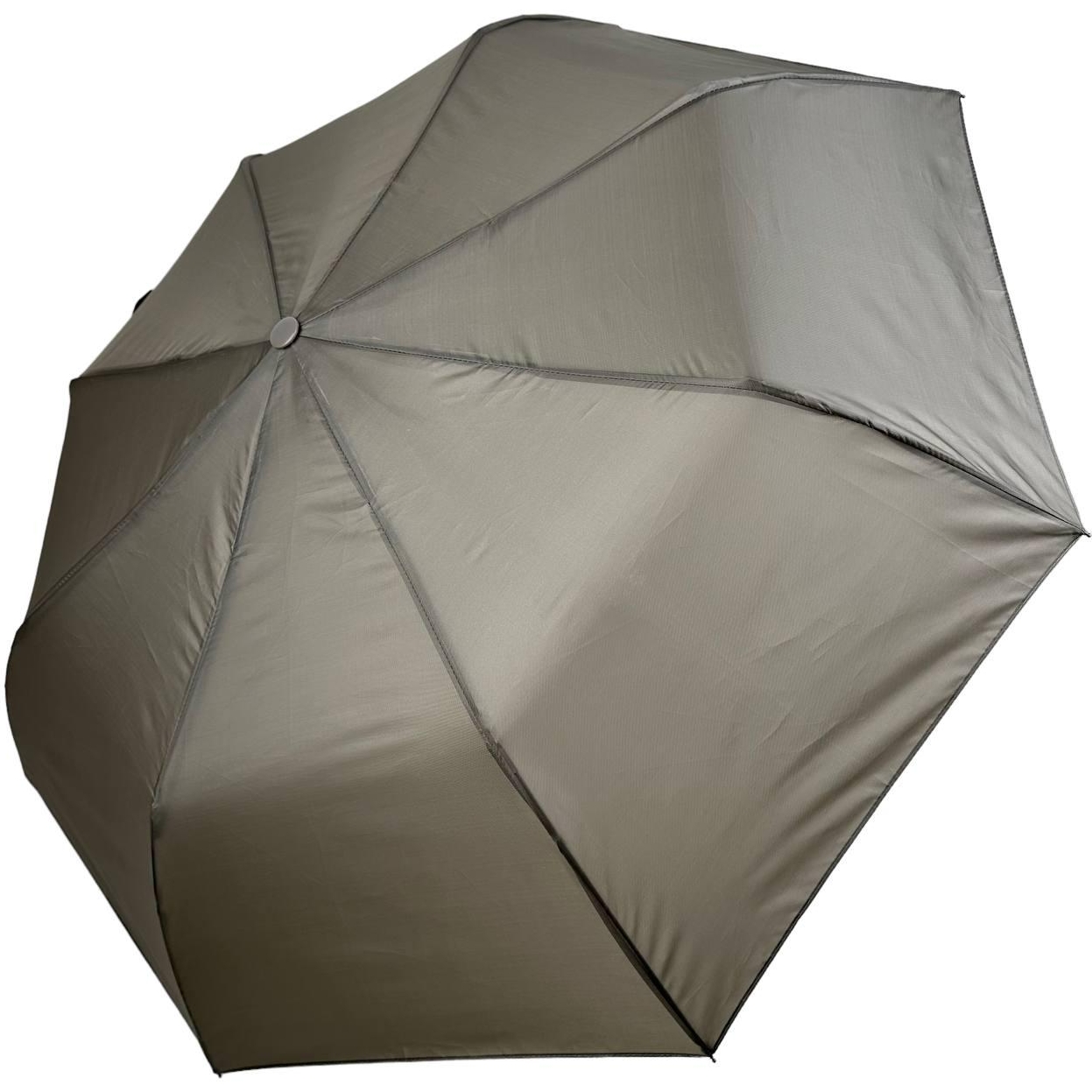 Женский складной зонтик полуавтомат Toprain 98 см серый - фото 1