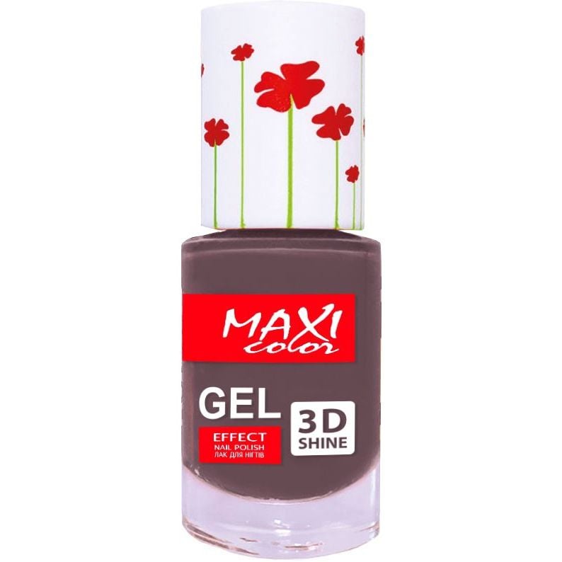 Лак для нігтів Maxi Color Gel Effect Hot Summer відтінок 13, 10 мл - фото 1