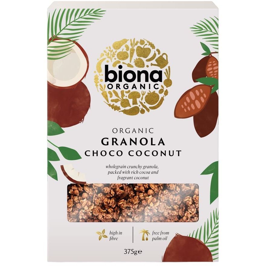 Гранола Biona Organic шоколадно-кокосовая 375 г - фото 1