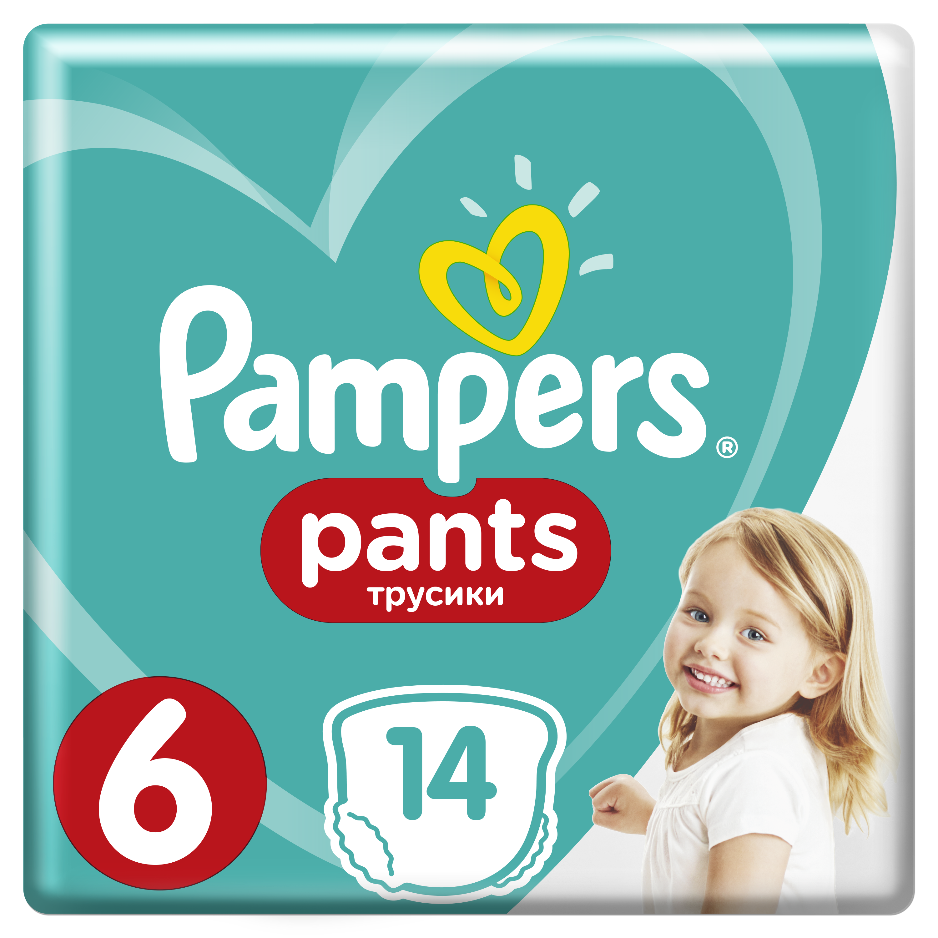 Підгузки-трусики Pampers Pants 6 (15+ кг), 14 шт. - фото 1