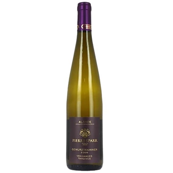 Вино Pierre Sparr Gewurztraminer Vendanges Tardives AOC Alsace, белое, сладкое, 12%, 0,5 л - фото 1