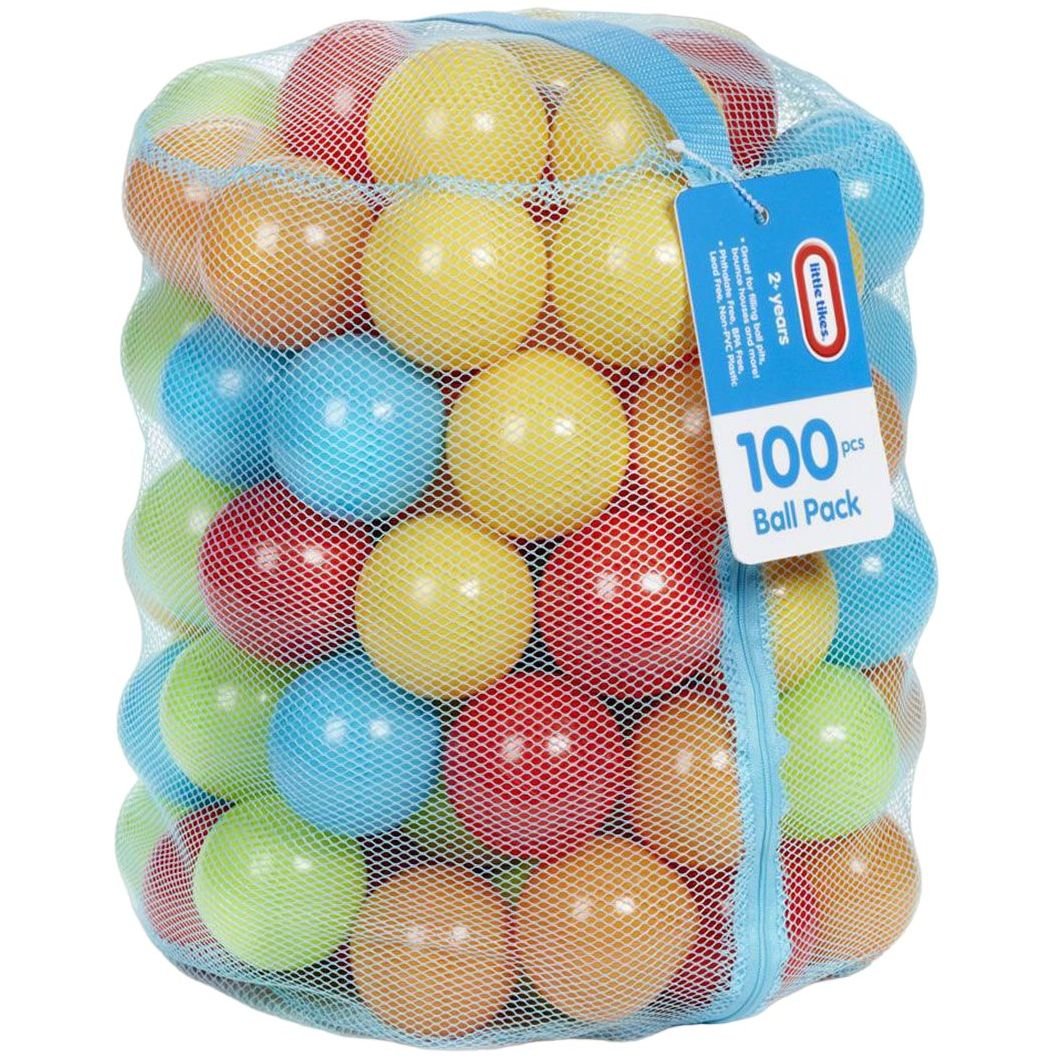 Набір різнокольорових кульок для сухого басейну Little Tikes, 100 шт. (642821E4C) - фото 1