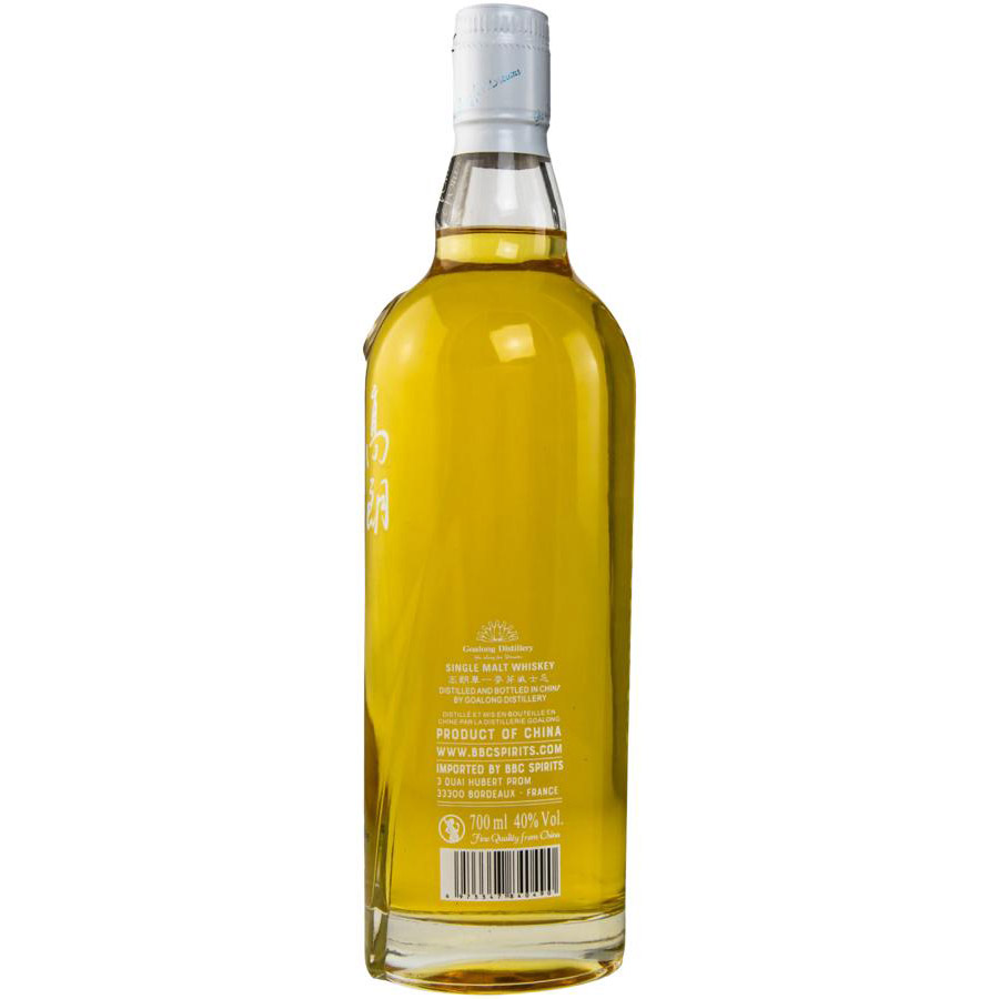 Виски Goalong Fine Quality Bourbon Cask Aged 5 yo Single Malt China Whisky 40% 0.7 л в подарочной упаковке - фото 3