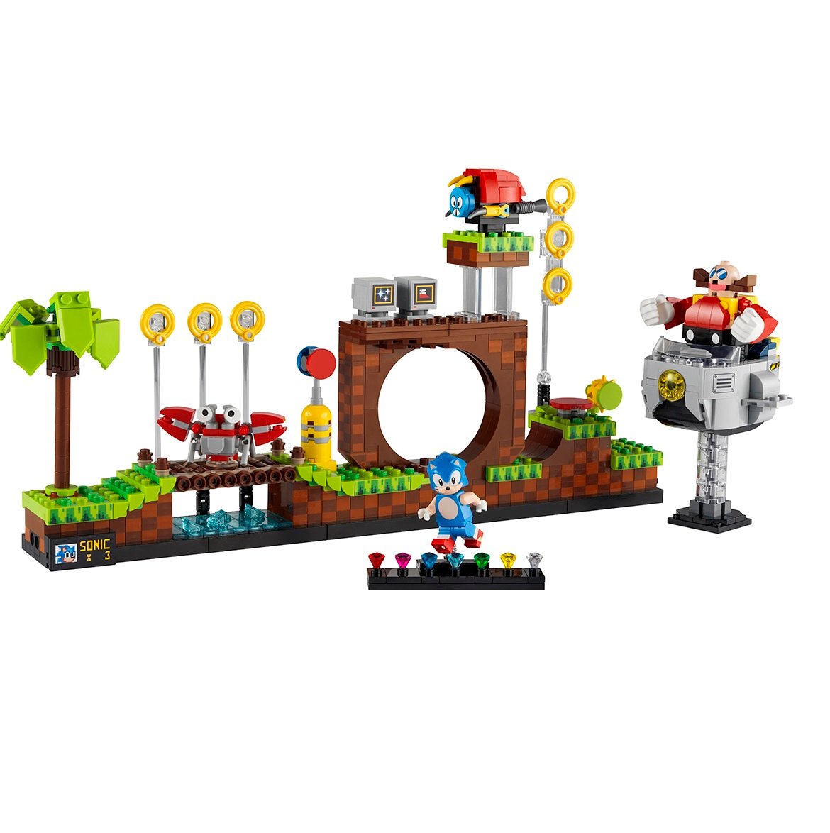 Конструктор LEGO Ideas Їжачок Сонік Зона Зелених Пагорбів, 1125 деталей (21331) - фото 2