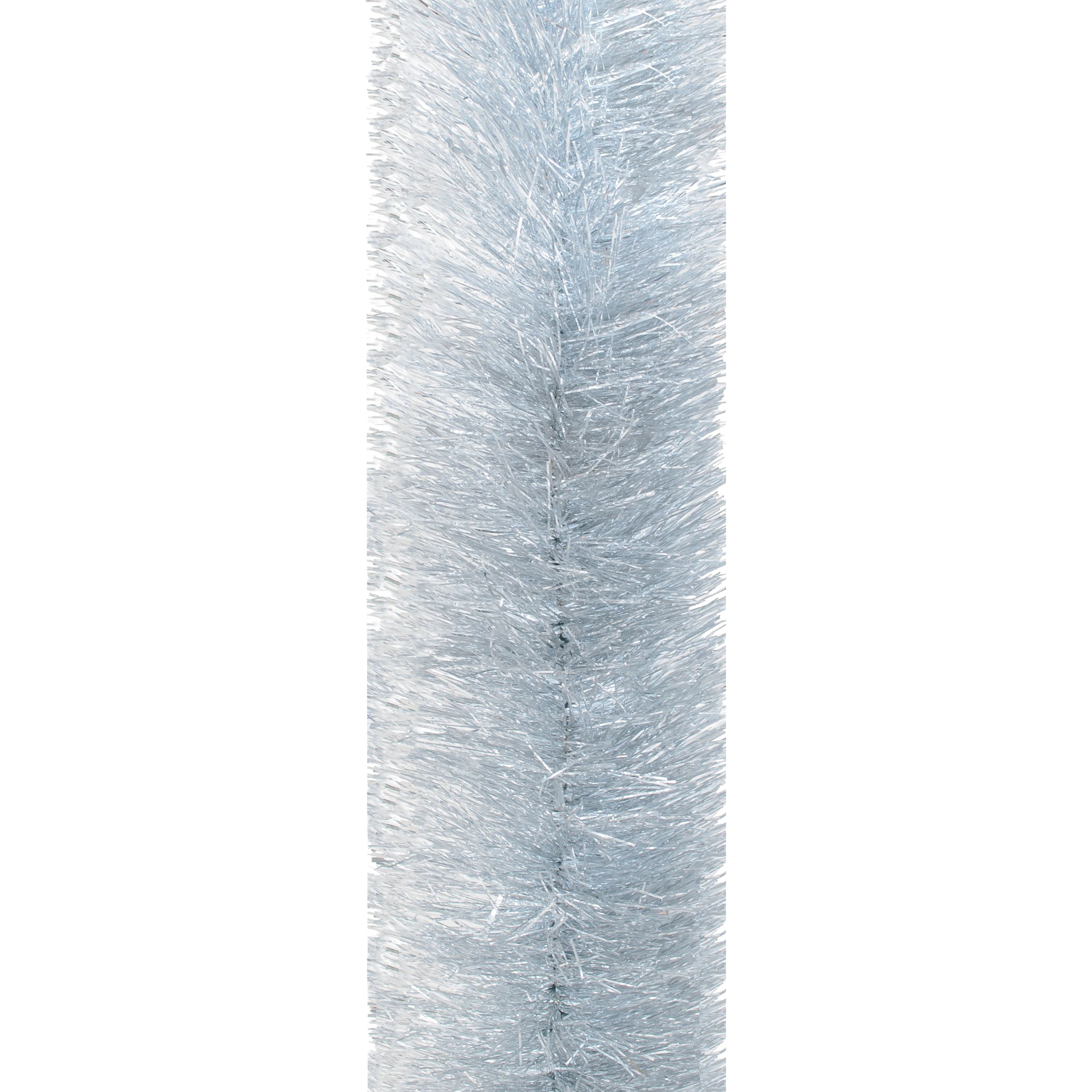 Мішура Novogod'ko 10 см 3 м срібло (980335) - фото 1