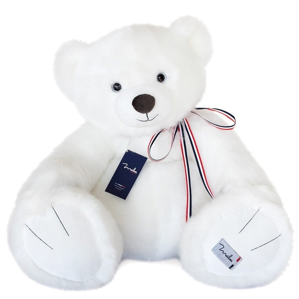 Мягкая игрушка Mailou Французский медведь, 65 см, белоснежный (MA0123) - фото 1