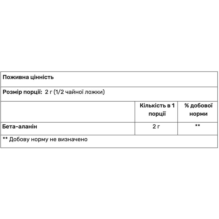 Бета-Аланин Haya Labs Beta-Alanine Sports 200 г - фото 2