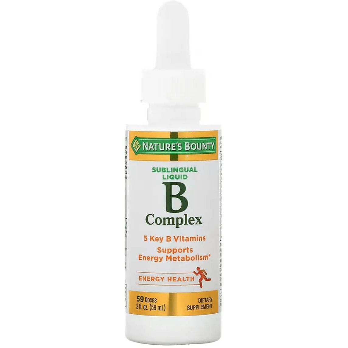 В-комплекс Nature's Bounty B-Complex Sublingual Liquid 59 мл - фото 1