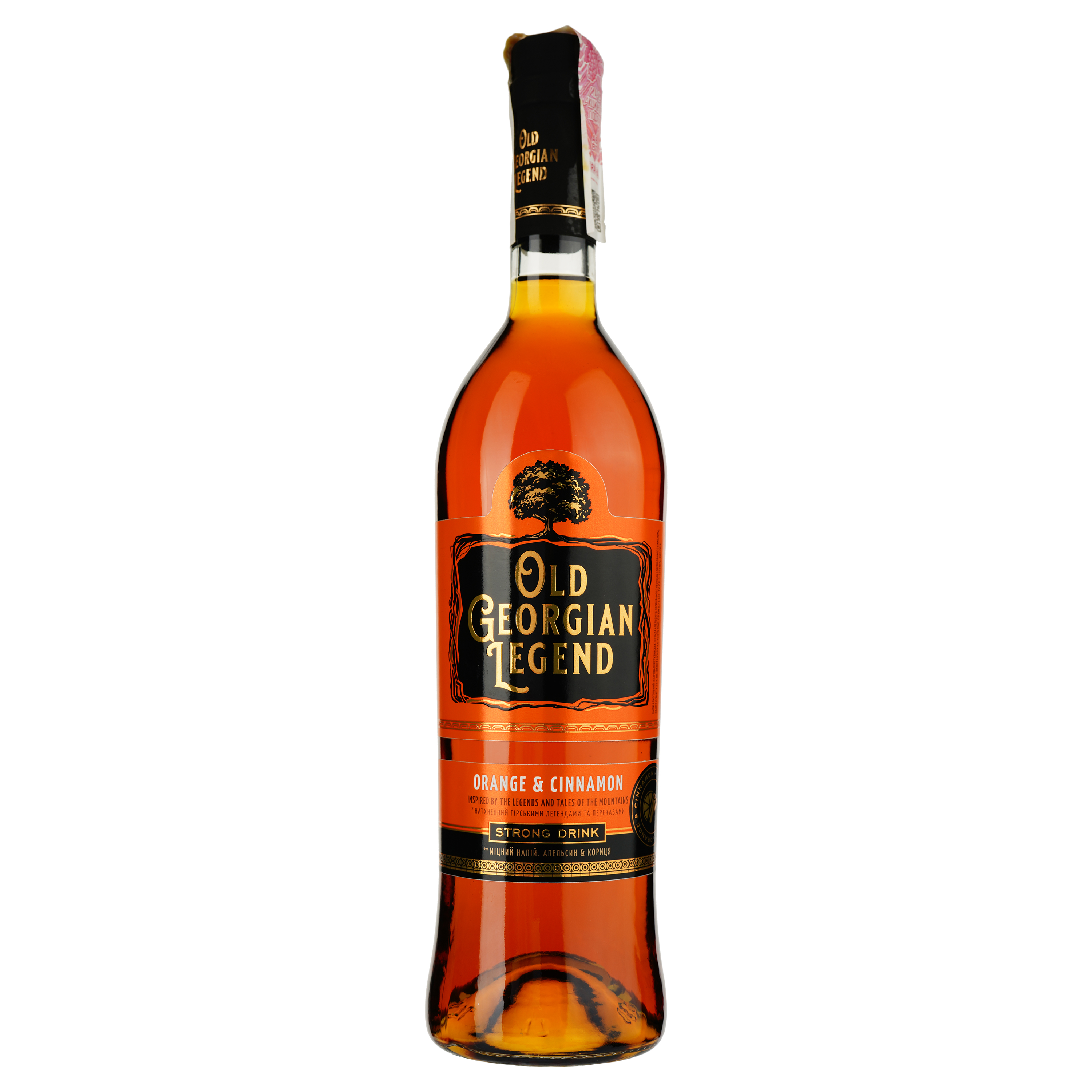 Напій алкогольний на основі бренді Old Georgian Legend Orange&Cinnamon, 36%, 0,7 л - фото 1