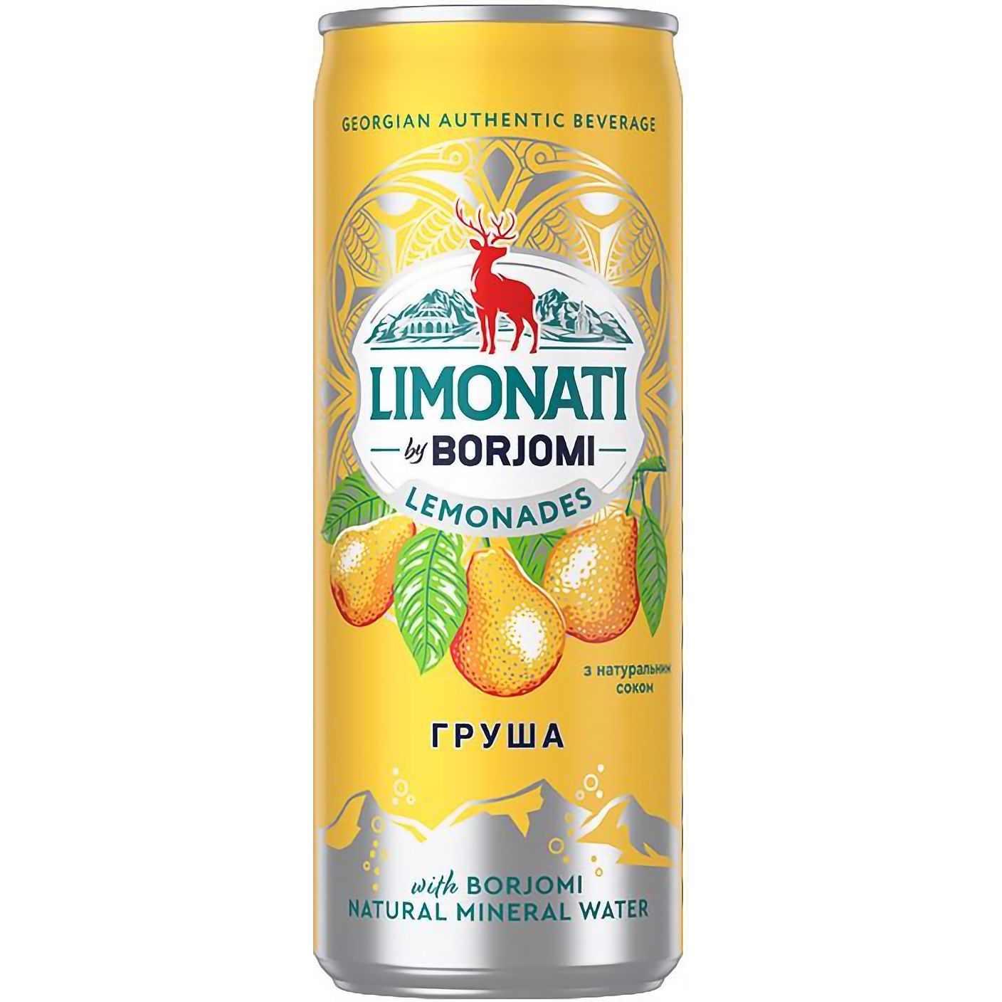 Лимонад Borjomi Limonati Груша 0.33 л - фото 1