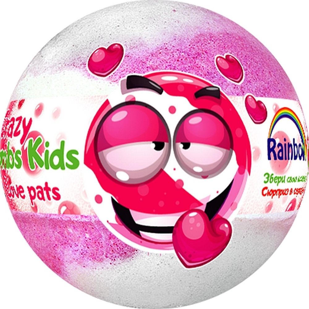 Бомбочка для ванн Rainbow Crazy Bombs Kids Улюблені тварини 100 г - фото 1