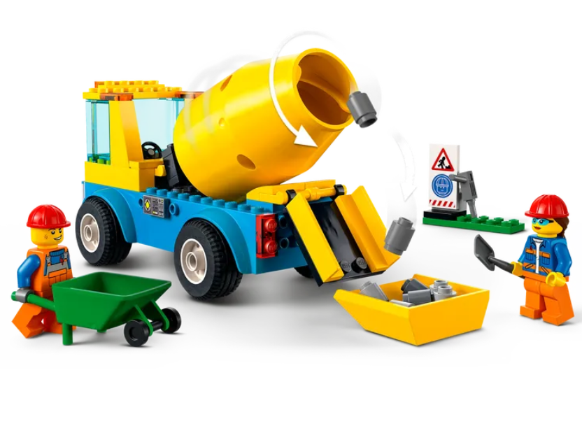 Конструктор LEGO City Бетономешалка, 85 деталей (60325) - фото 5