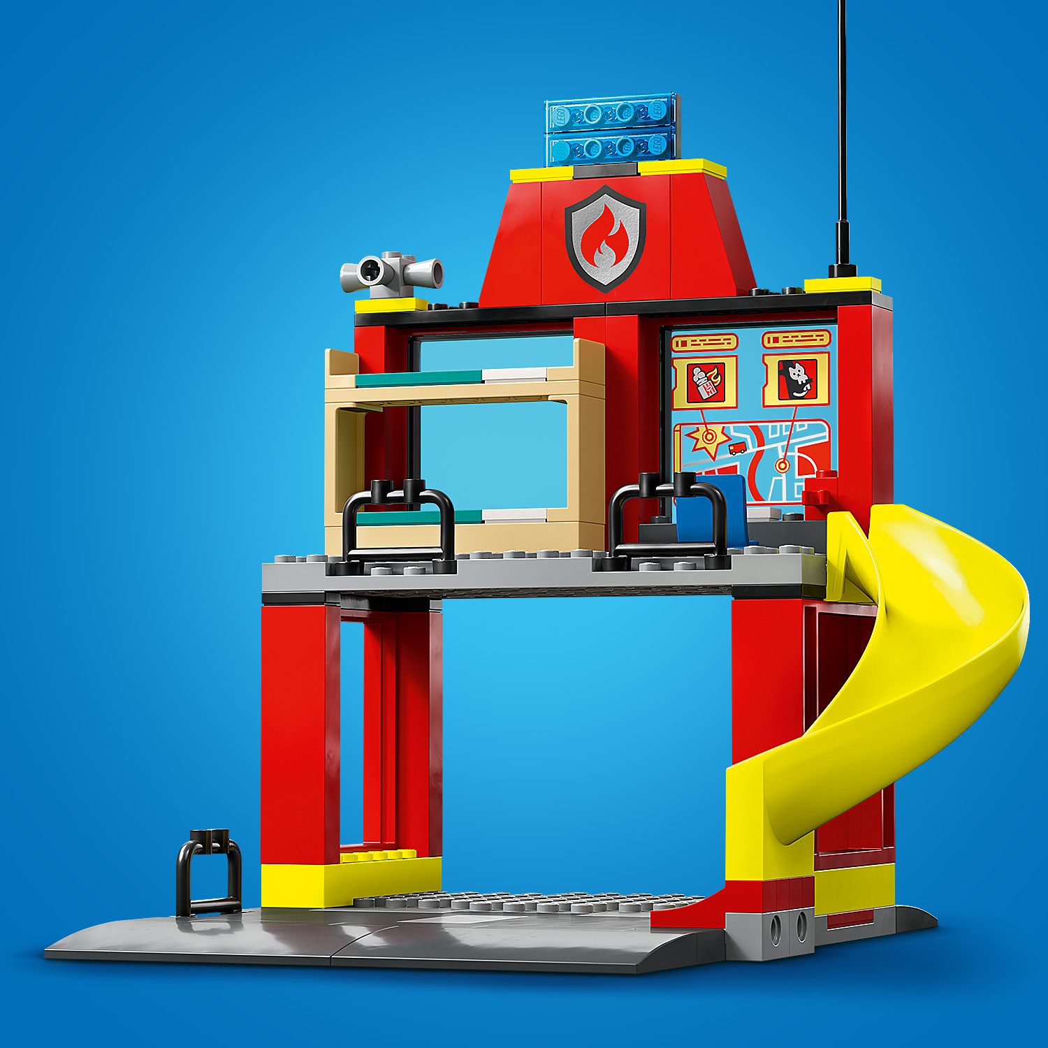 Конструктор LEGO City Пожарное депо и пожарная машина, 153 деталей (60375) - фото 8