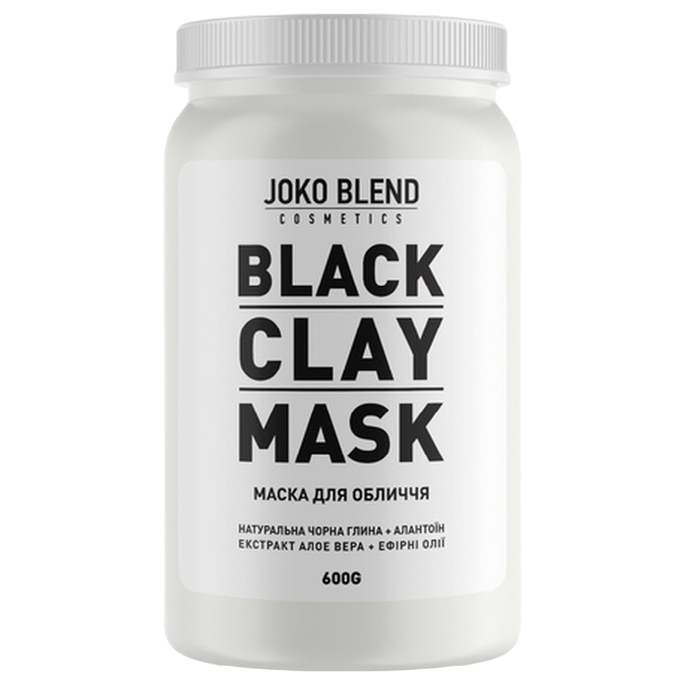 Чорна глиняна маска для обличчя Joko Blend Black Сlay Mask, 600 г - фото 1