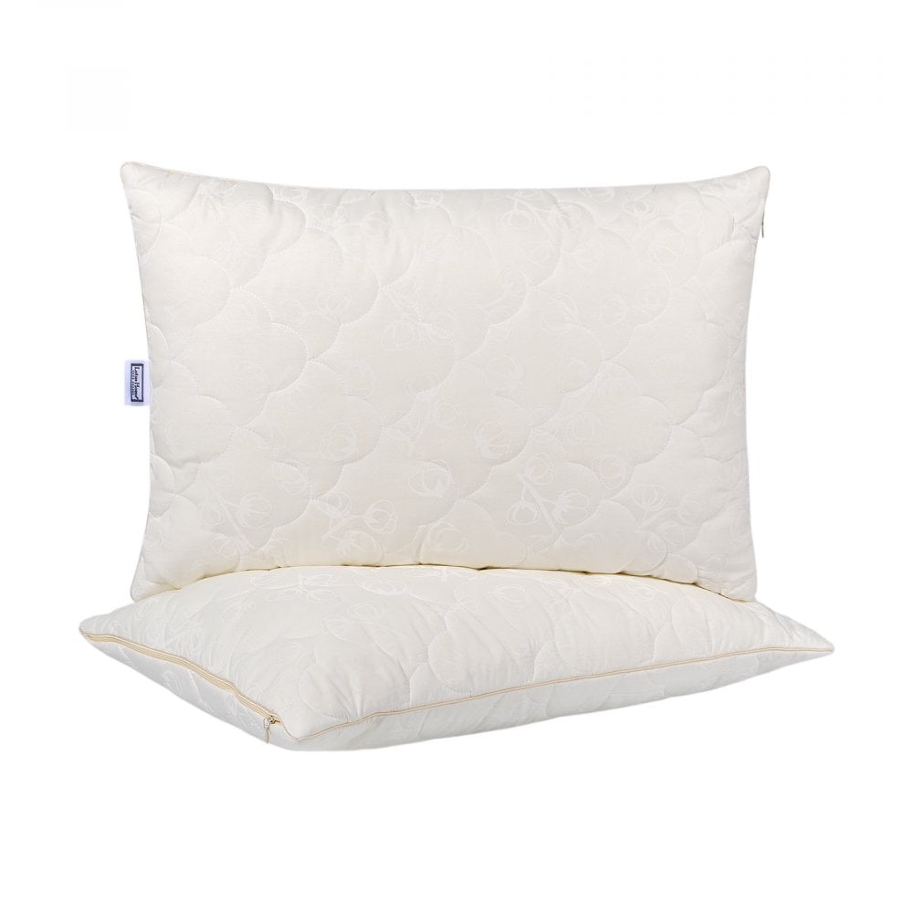 Ковдра з подушками Lotus Home Cotton Extra, євростандарт, молочна (svt-2000022304139) - фото 4