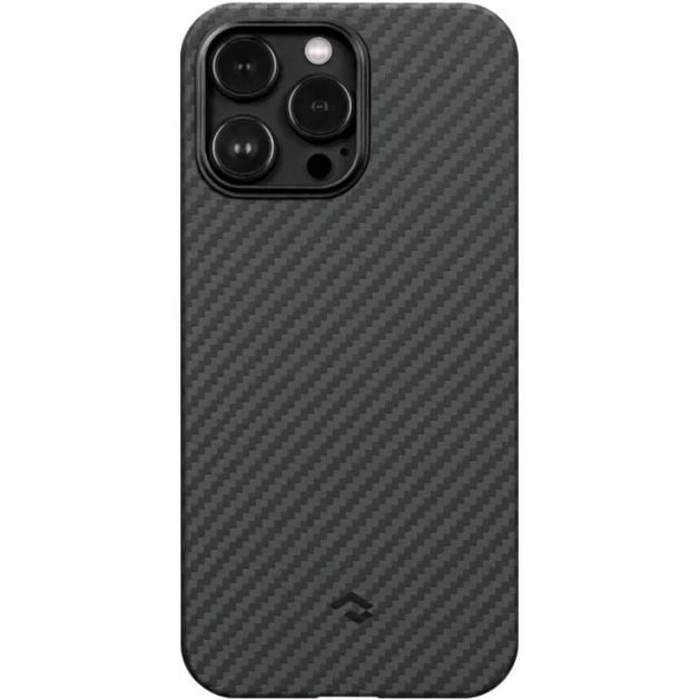 Чохол-накладка Pitaka MagEZ Case 3 Twill 1500D Black/Grey для iPhone 14 Pro - фото 3