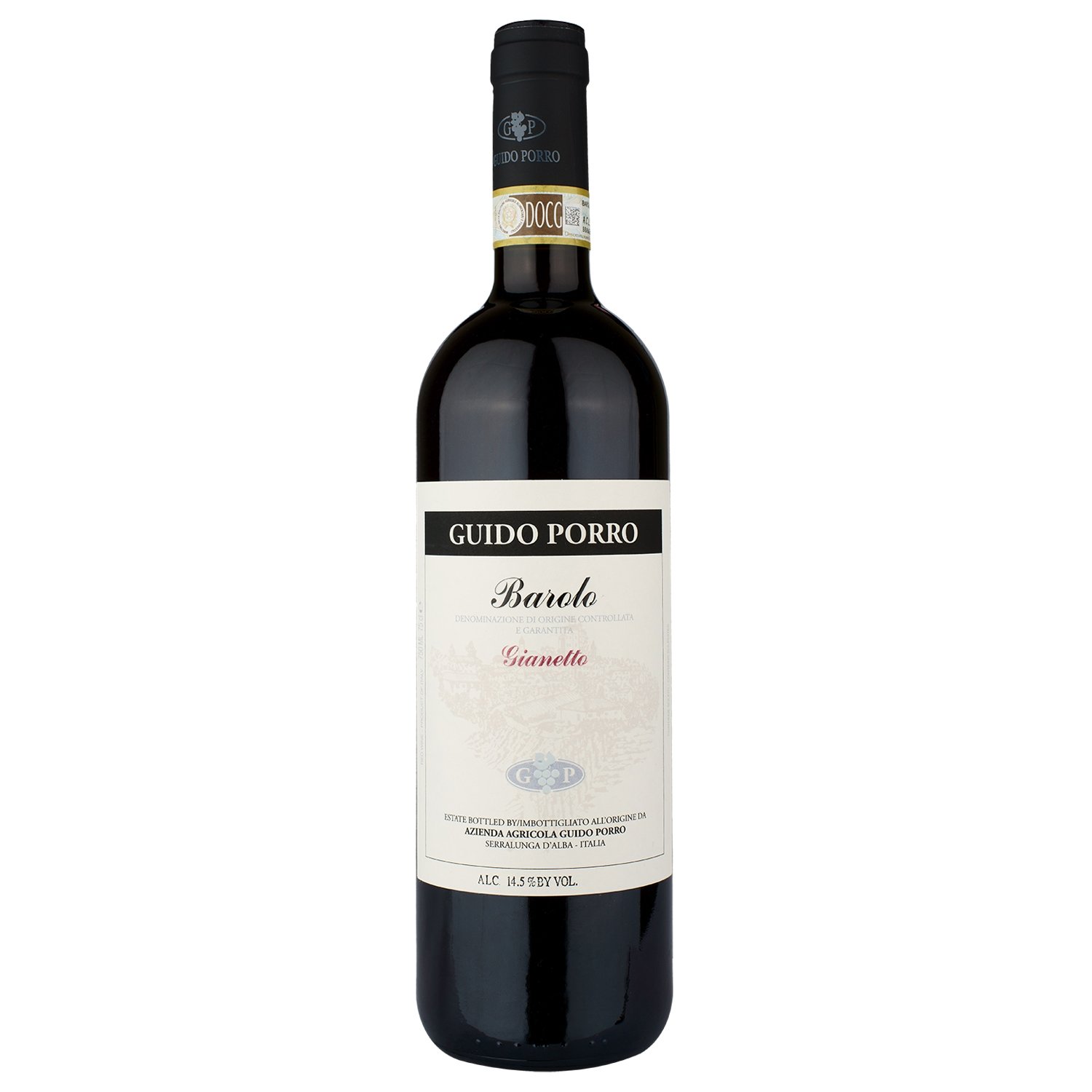 Вино Guido Porro Barolo DOCG Gianetto 2018, червоне, сухе, 0,75 л - фото 1
