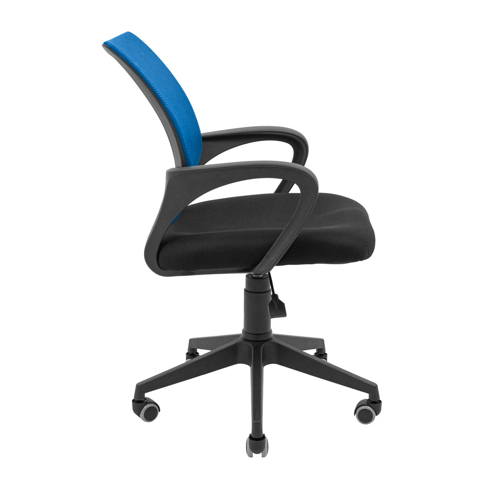 Кресло офисное Richman Спайдер Ю Пластик Пиастра сетка черный + синий (RCM-1096) - фото 3