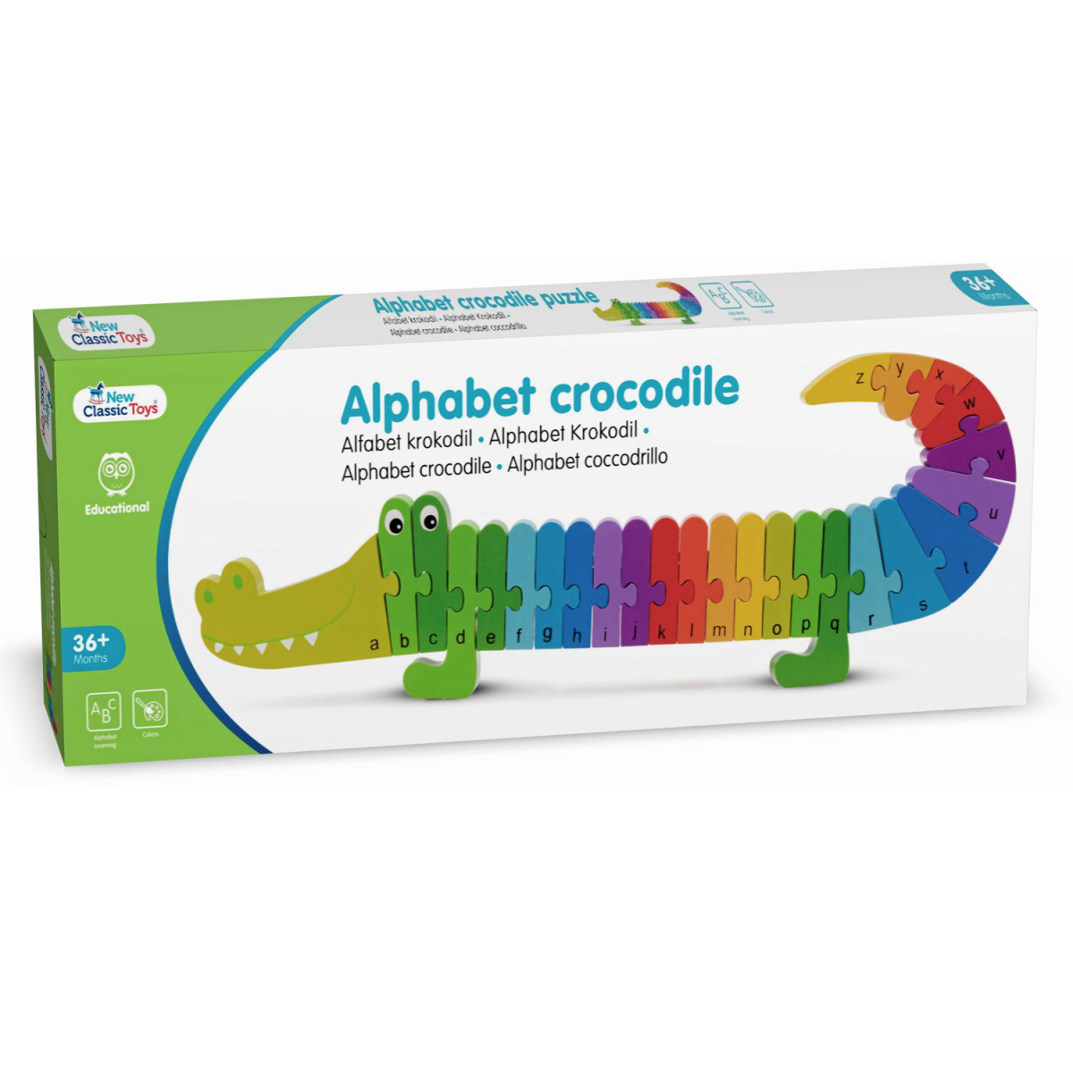 Пазл New Classic Toys Азбука Крокодил, англійська, 26 елементів (10532) - фото 6