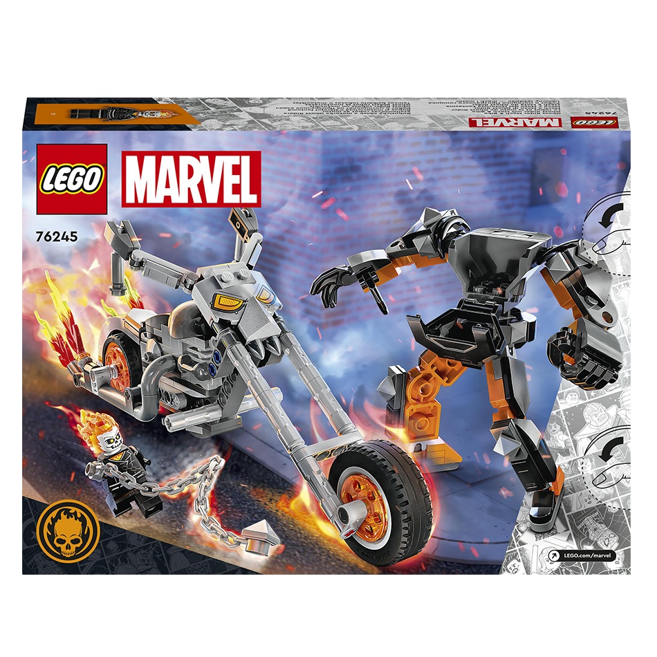 Конструктор LEGO Super Heroes Призрачный Всадник Робот и мотоцикл, 264 деталей (76245) - фото 3