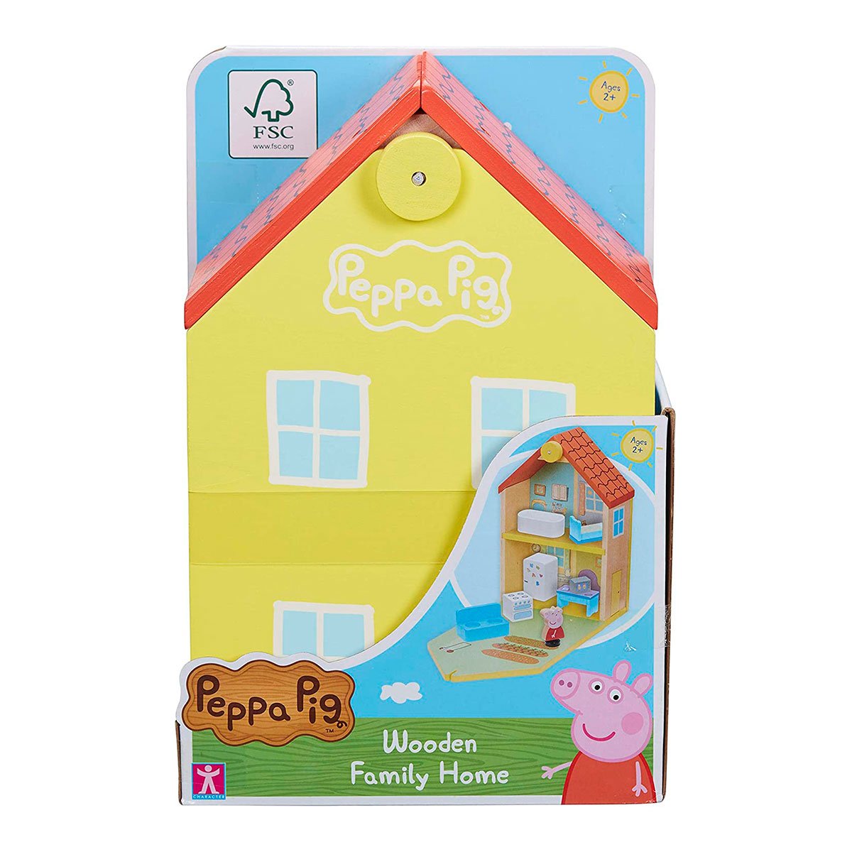 Деревянный игровой набор Peppa Pig Дом Пеппы (7213) - фото 1
