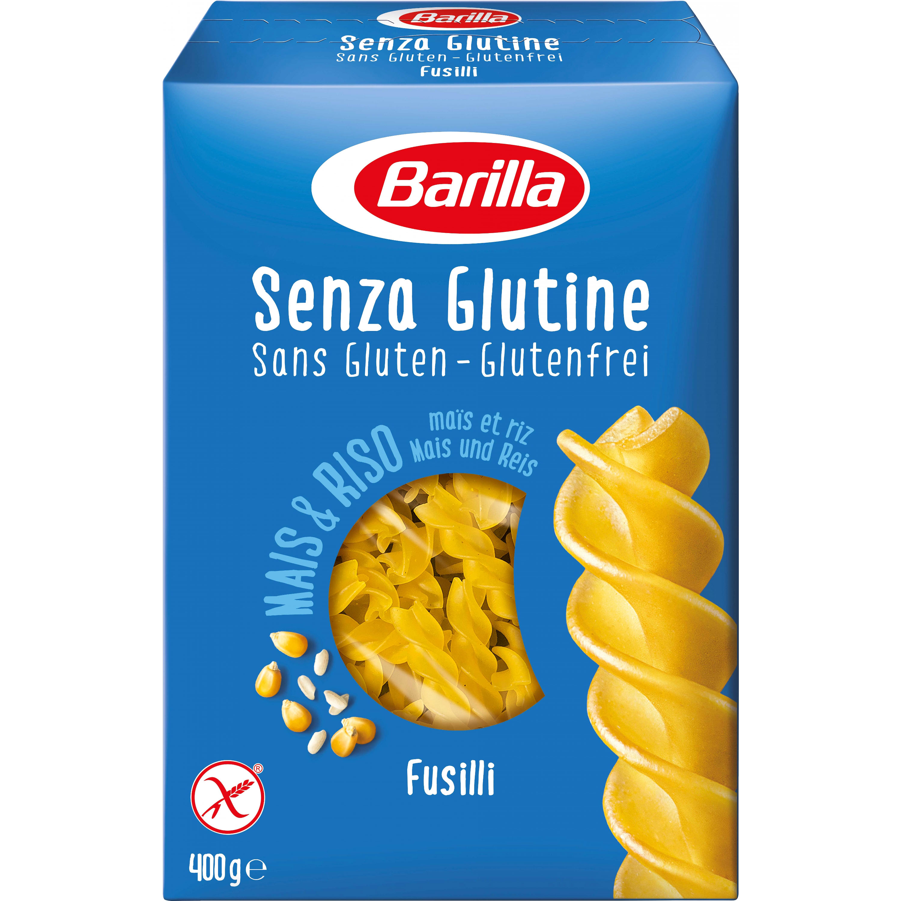 Макаронные изделия Barilla Fusilli Senza Glutine без глютена 400 г - фото 1