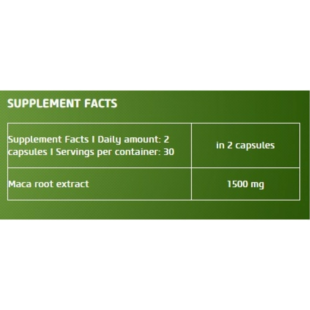 Натуральний екстракт BiotechUSA Maca 60 капсул - фото 3