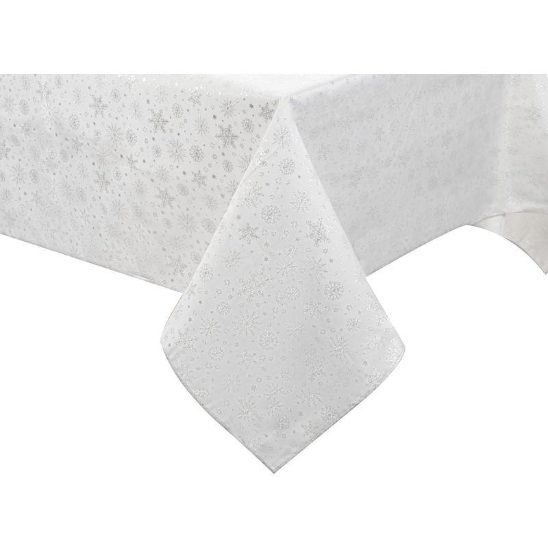 Скатертина Lefard Home Textile Copo Lurex Teflon Plata тефлоновая, 180х160 см (715-346) - фото 3