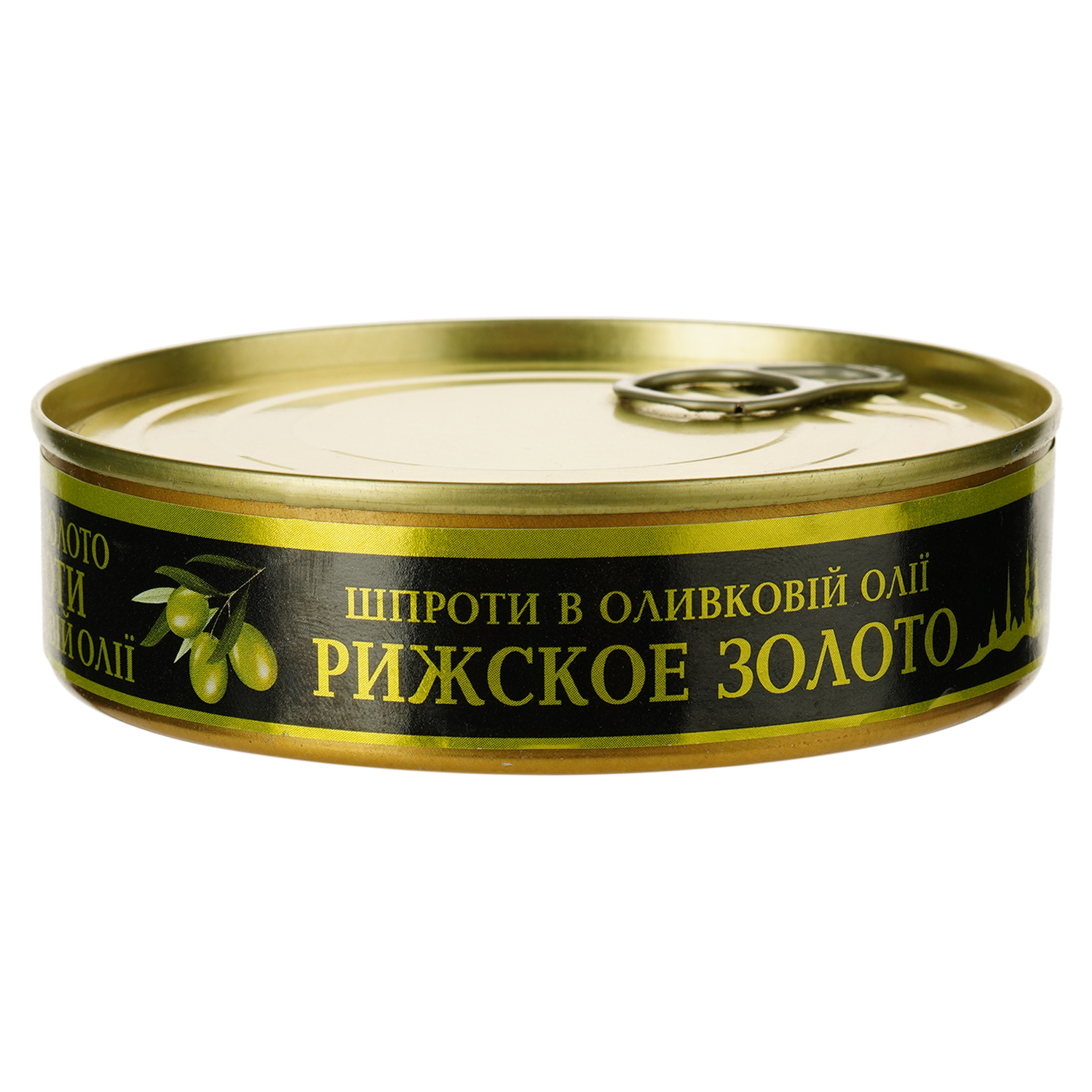 Шпроты Riga Gold Рижское Золото в оливковом масле 160 г - фото 1