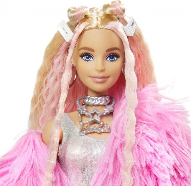 Лялька Barbie Екстра у рожевій пухнастій шубці (GRN28) - фото 3