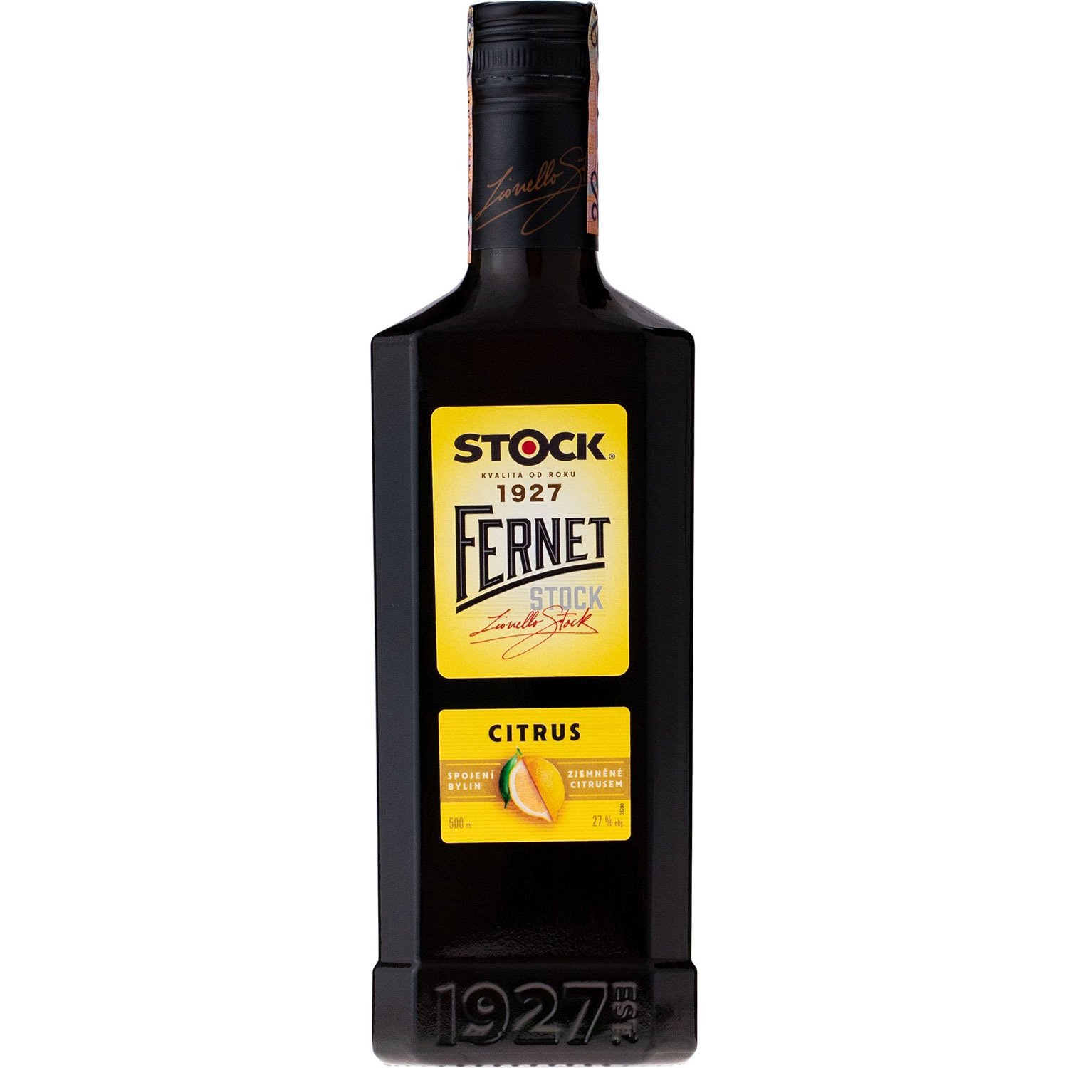 Настойка Stock Fernet Citrus 27% 0.5 л - фото 1