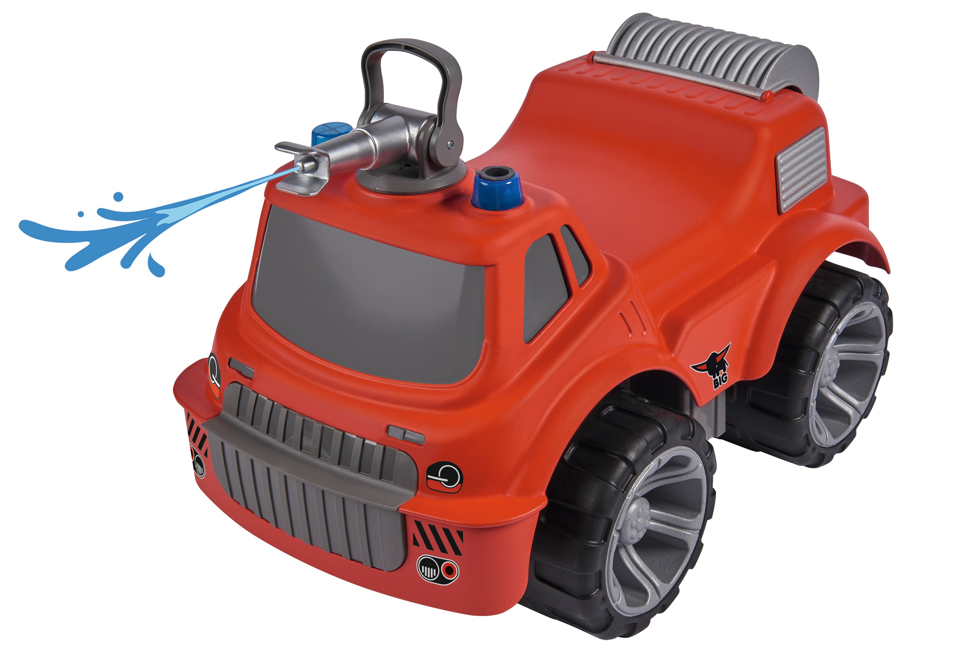 Толокар Big Пожарная машина с водным эффектом, красный (55815) - фото 1