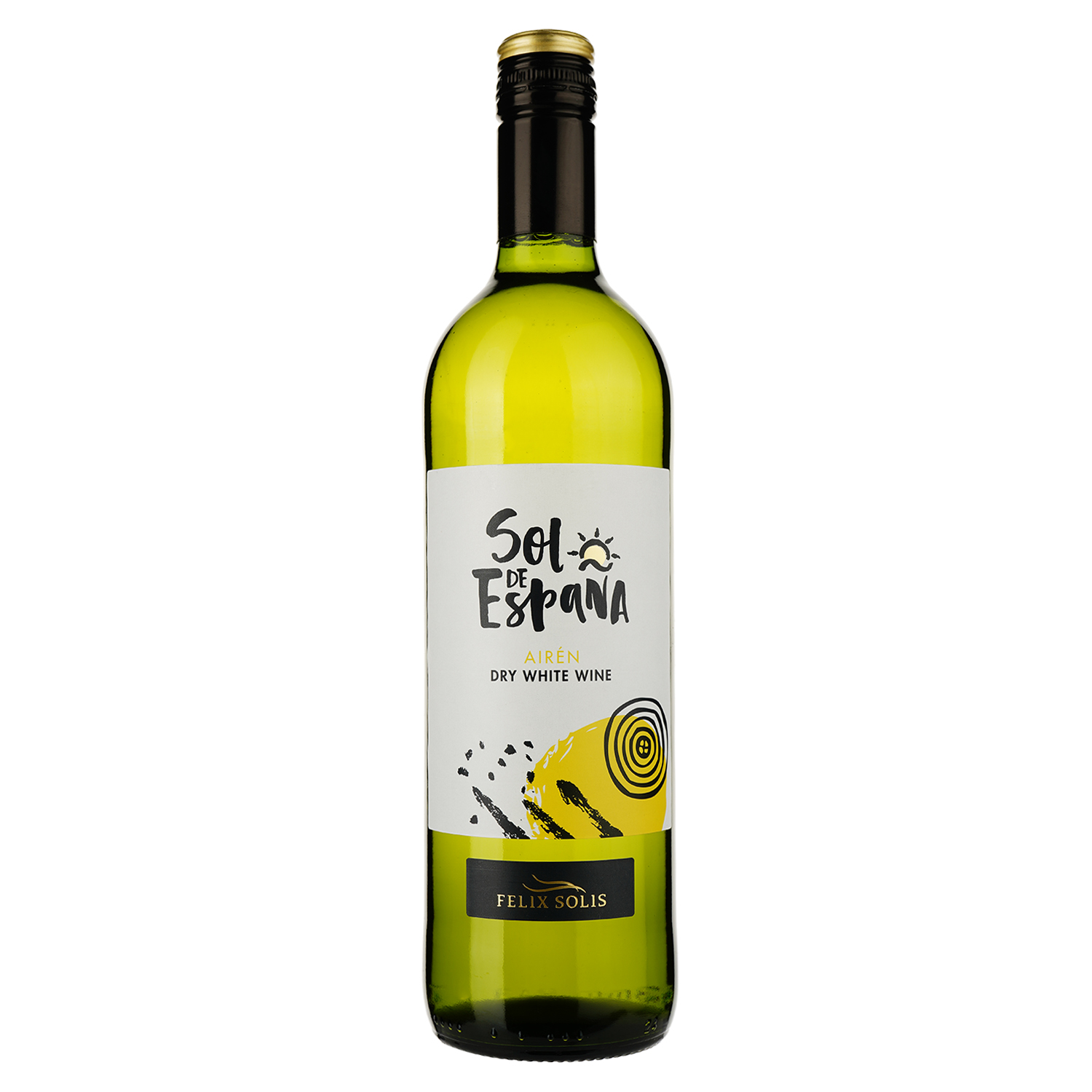 Вино Sol de Espana Airen, біле, сухе, 11%, 0,75 л (842956) - фото 1