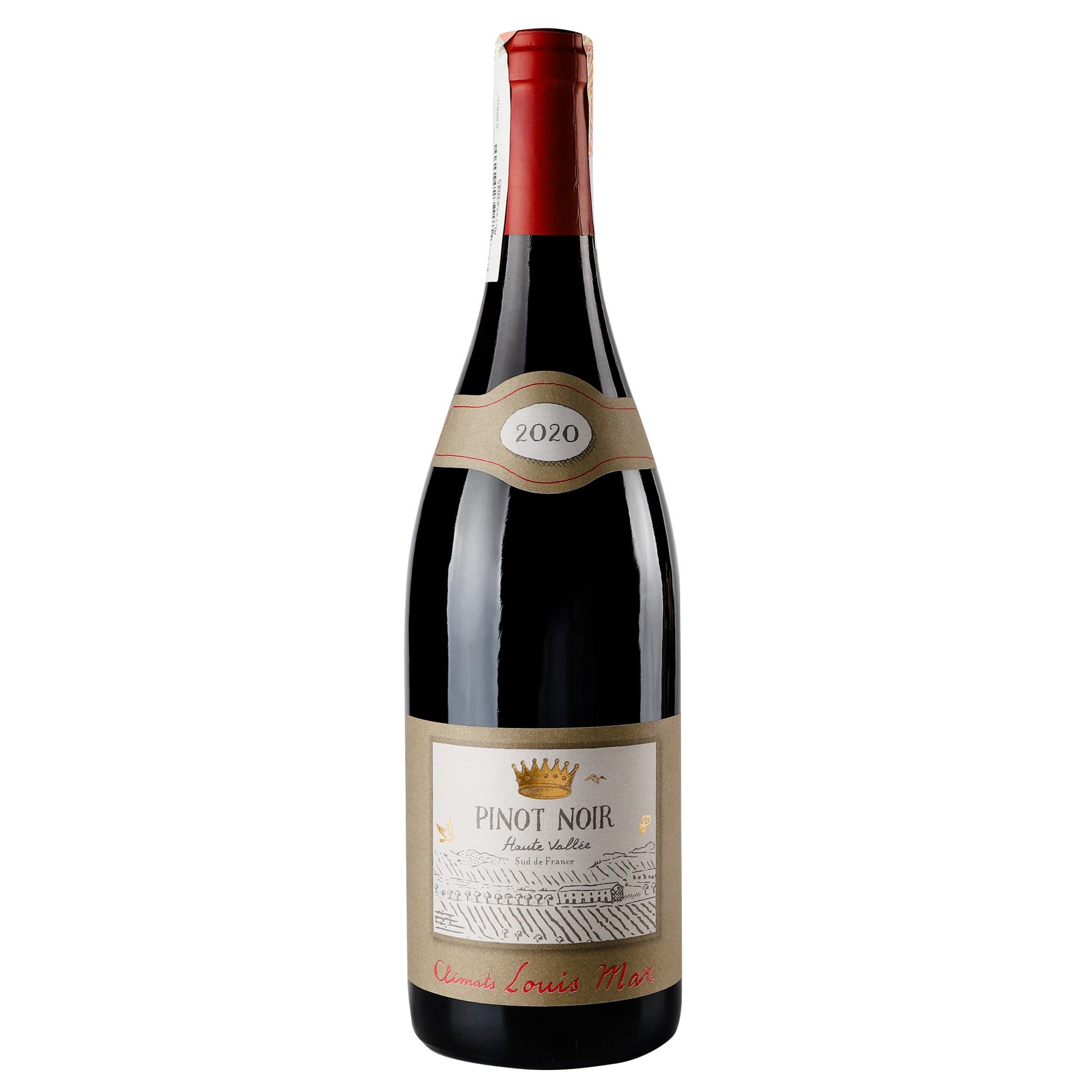 Вино Louis Max Climats Pinot Noir Haute Valee, червоне, сухе, 0,75 л, 13,5% - фото 1