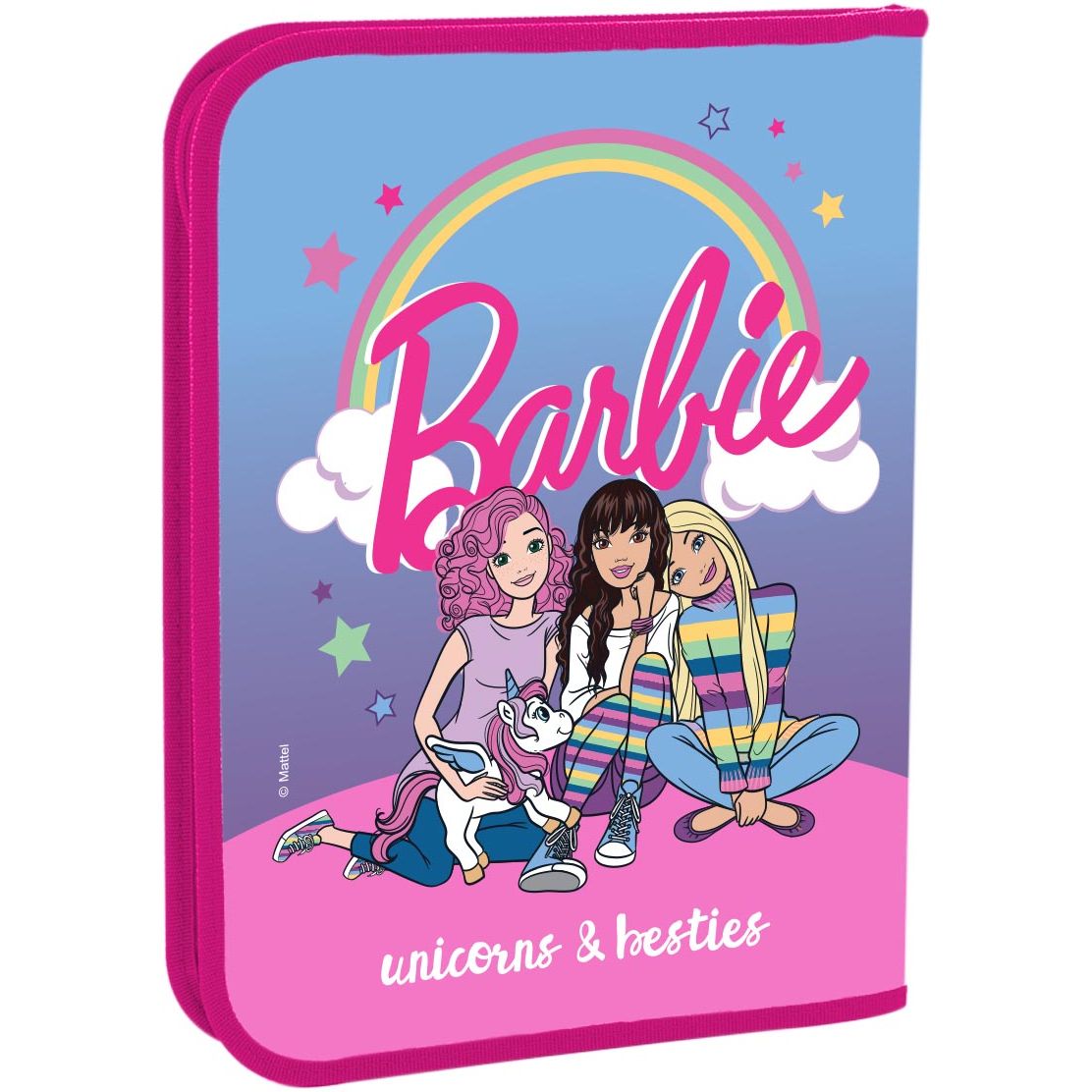 Папка для зошитів YES Barbie пластикова на блискавці В5 (491550) - фото 2