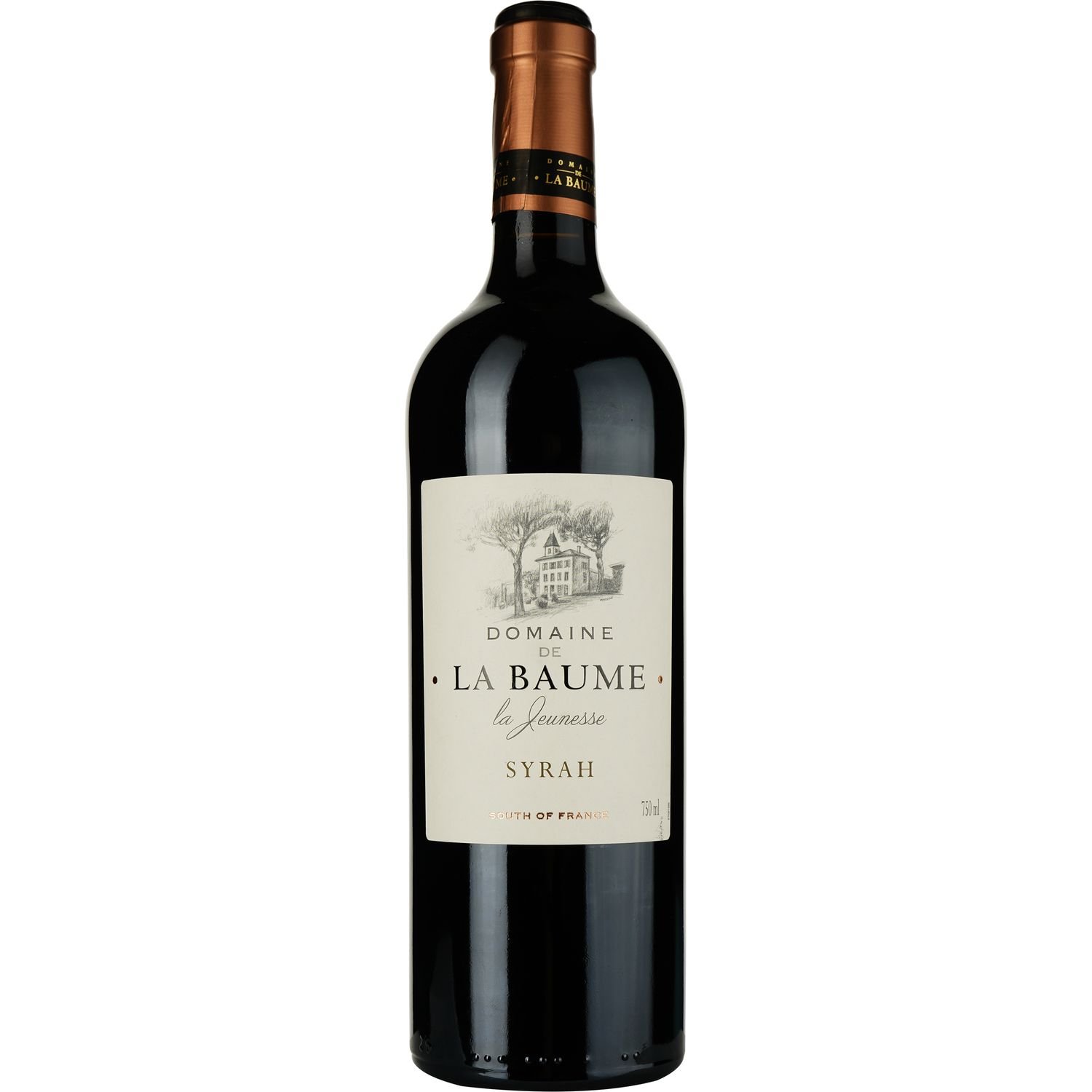 Вино Domaine De La Baume Syrah 2022 IGP Pays d'Oc червоне сухе 0.75 л - фото 2