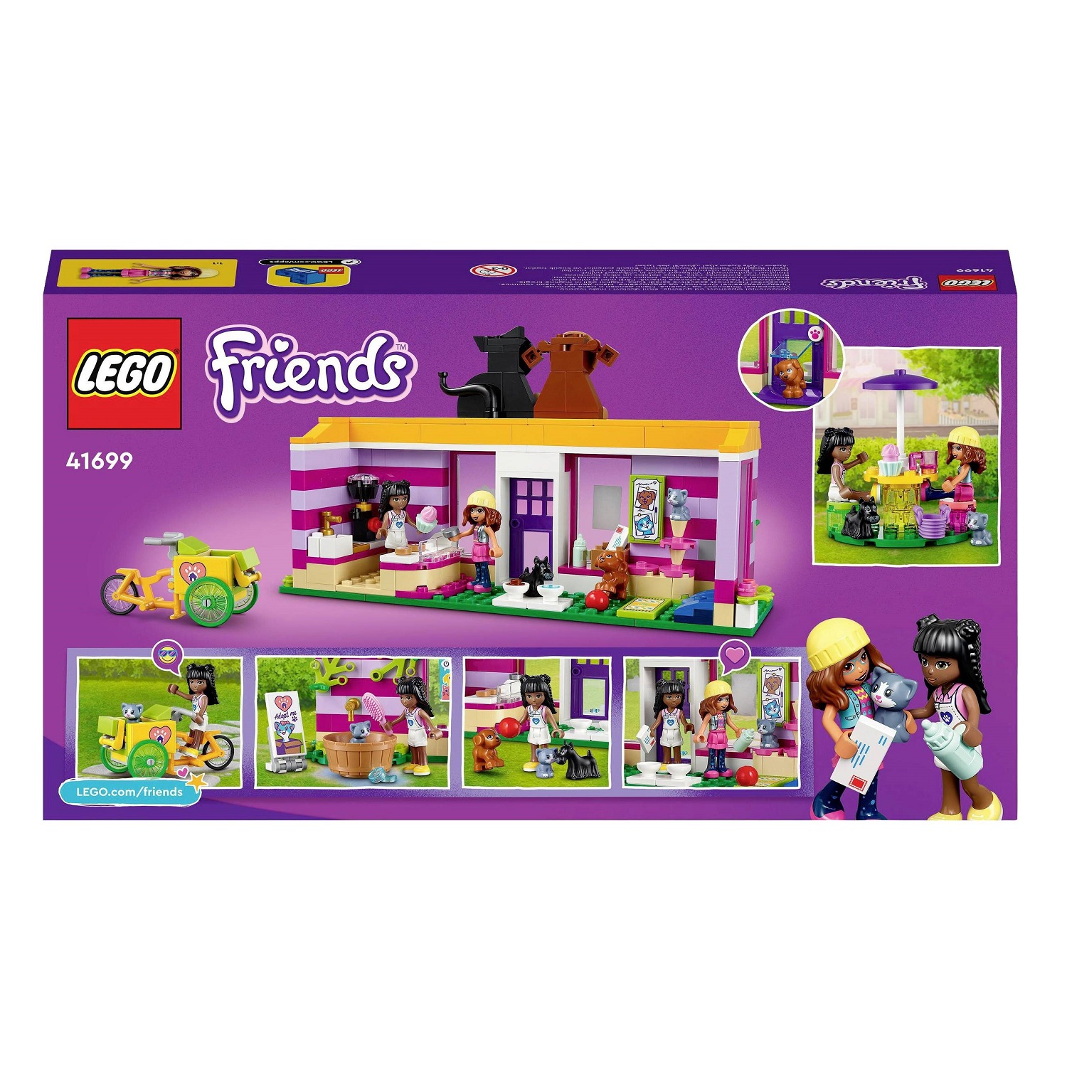 Конструктор LEGO Friends Кафе-приют для животных, 292 деталей (41699) - фото 2